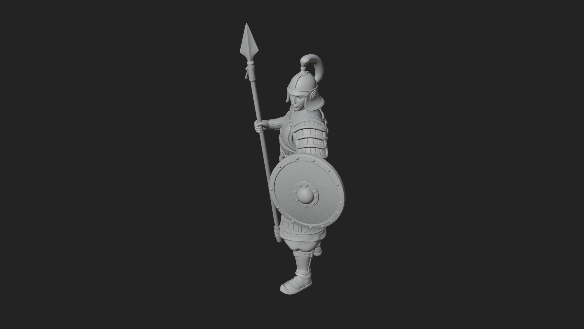Armored Knight Statue Design 15 3D Print Model 3D Model