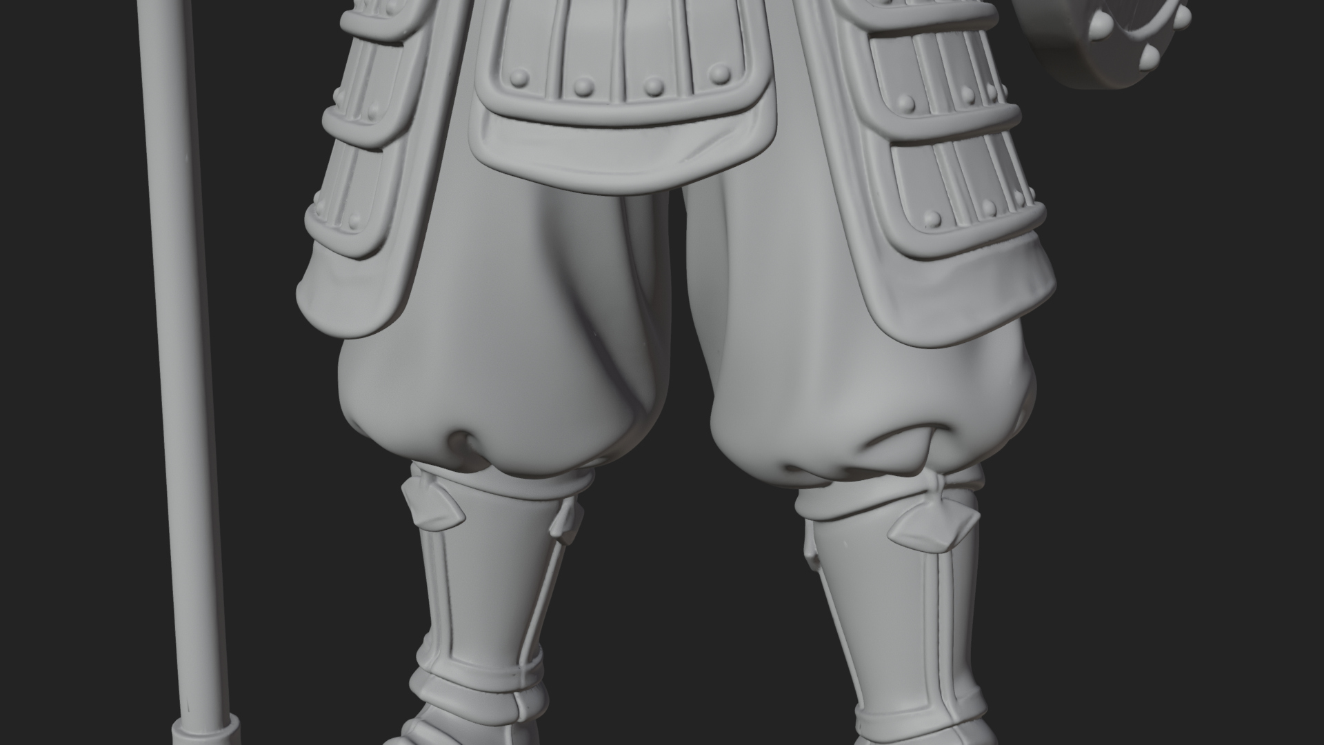 Armored Knight Statue Design 15 3D Print Model 3D Model