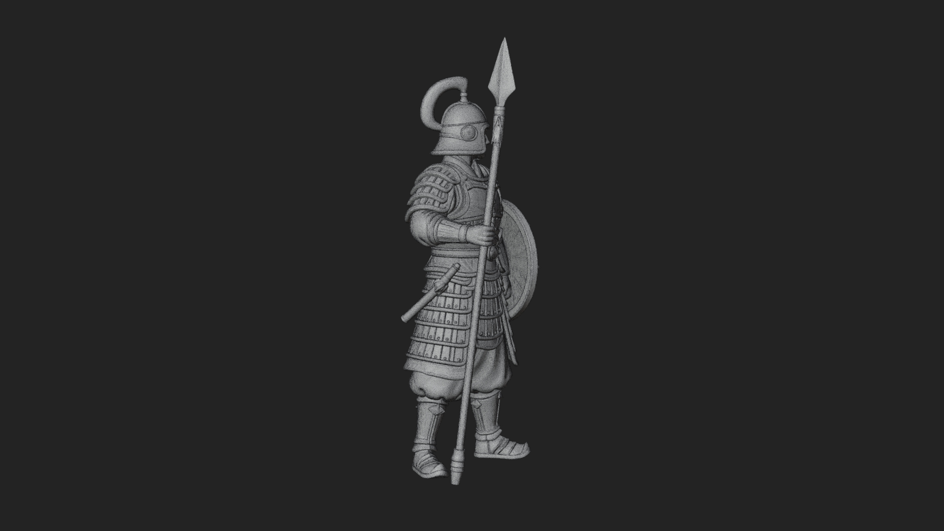 Armored Knight Statue Design 15 3D Print Model 3D Model
