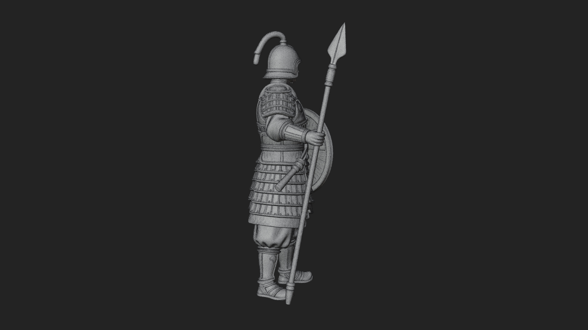 Armored Knight Statue Design 17 3D Print Model 3D Model