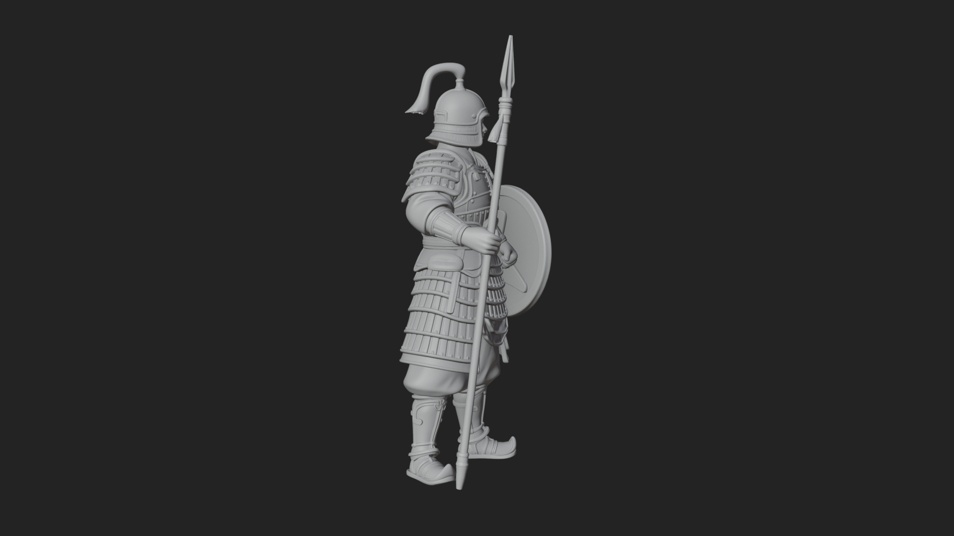 Armored Knight Statue Design 18 3D Print Model 3D Model