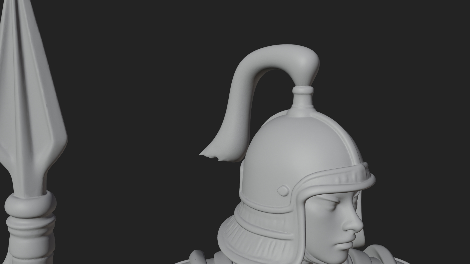 Armored Knight Statue Design 18 3D Print Model 3D Model