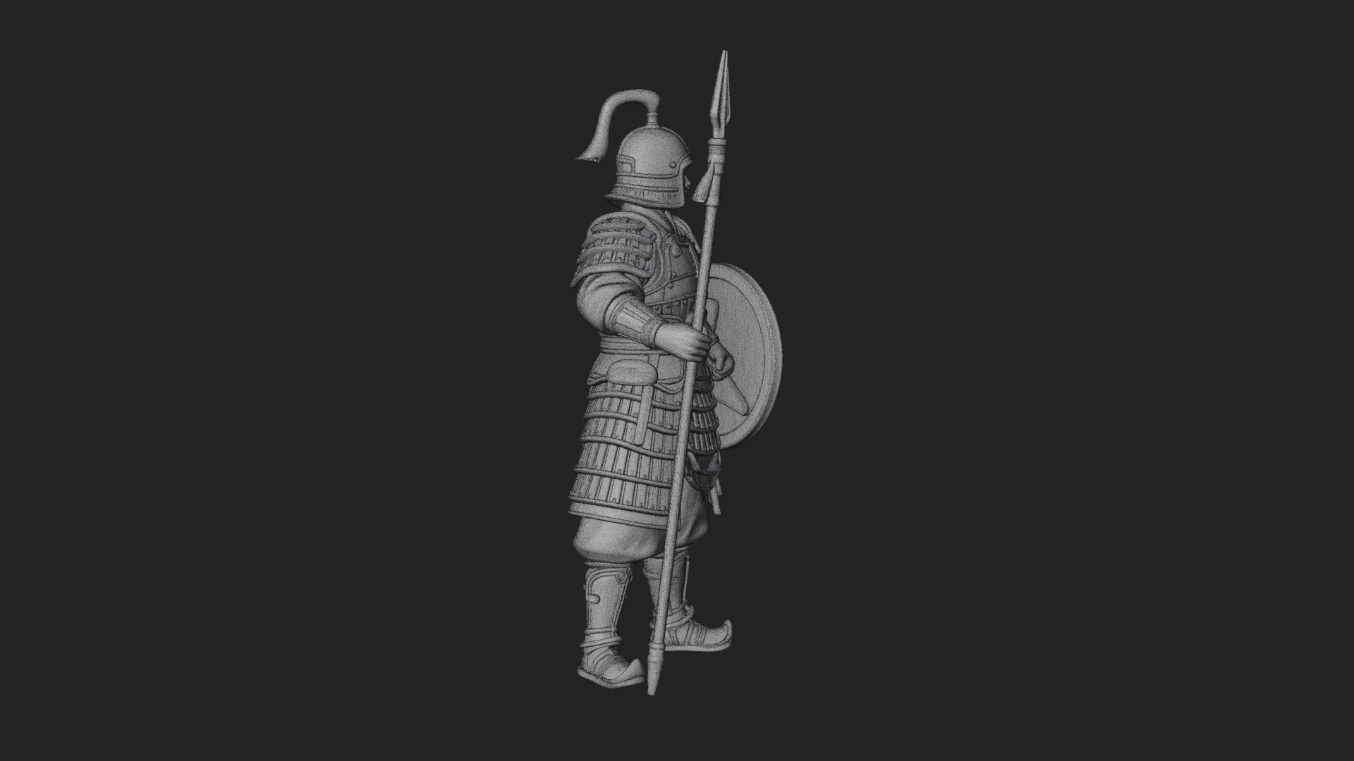 Armored Knight Statue Design 18 3D Print Model 3D Model