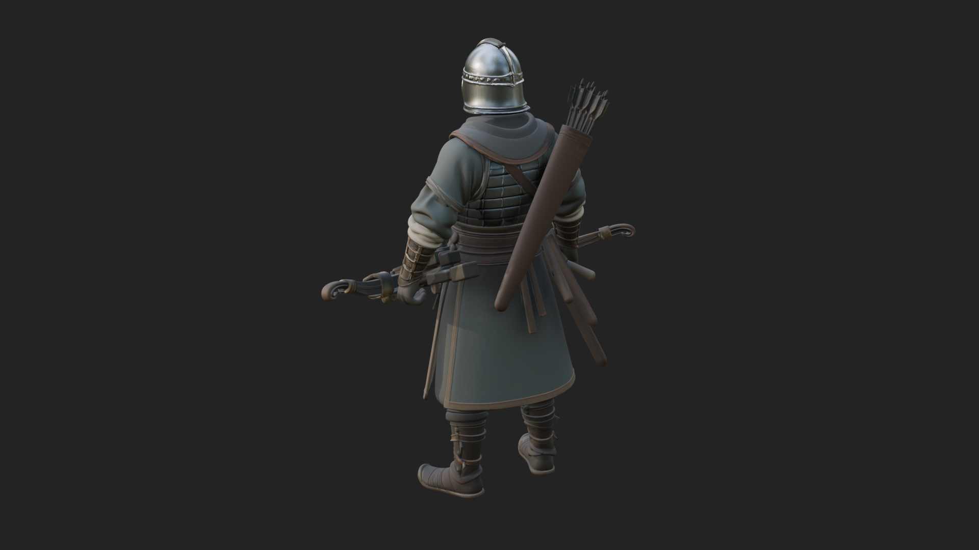 Armored Knight Statue Design 19 3D Print Model 3D Model