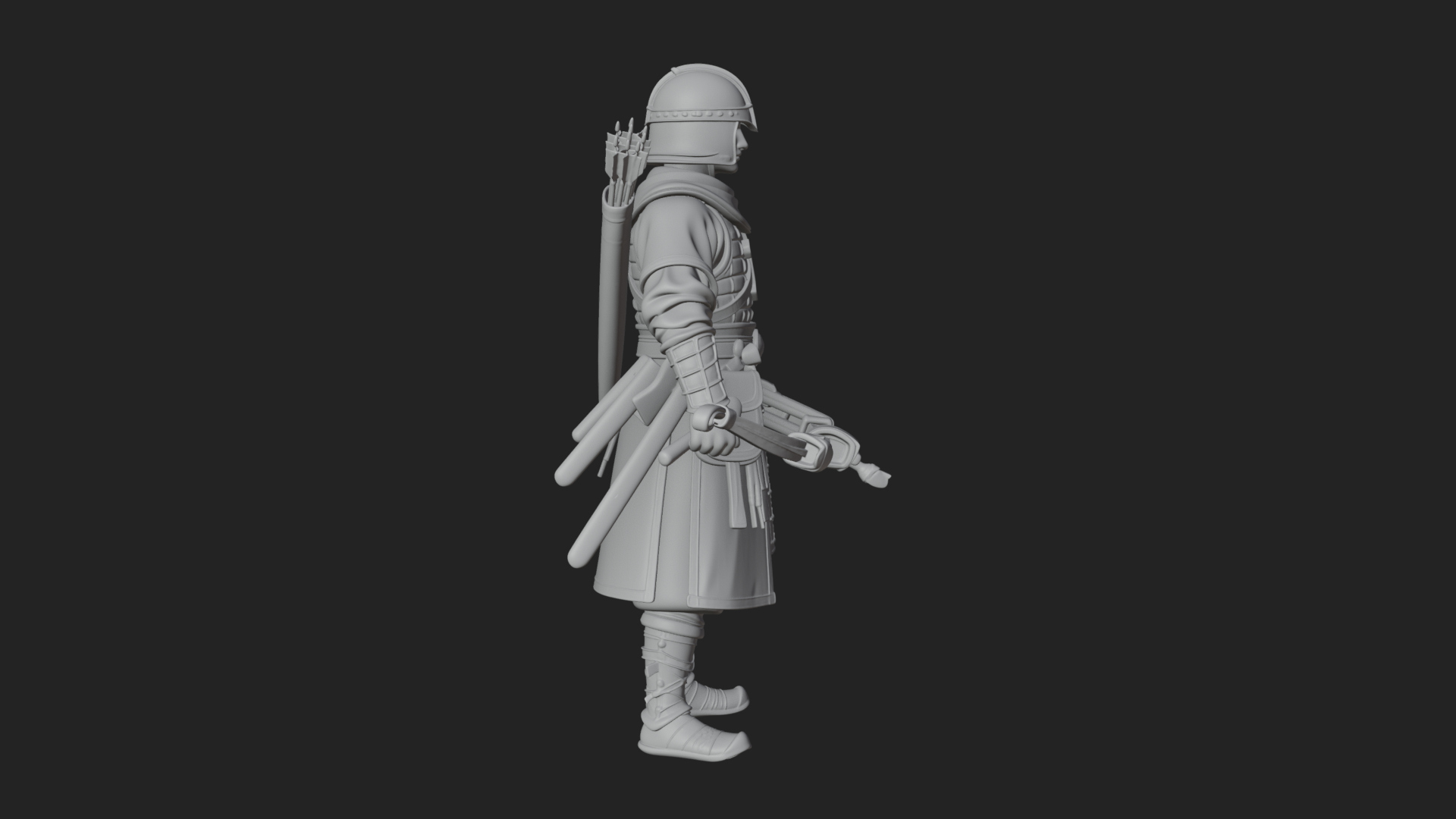 Armored Knight Statue Design 19 3D Print Model 3D Model