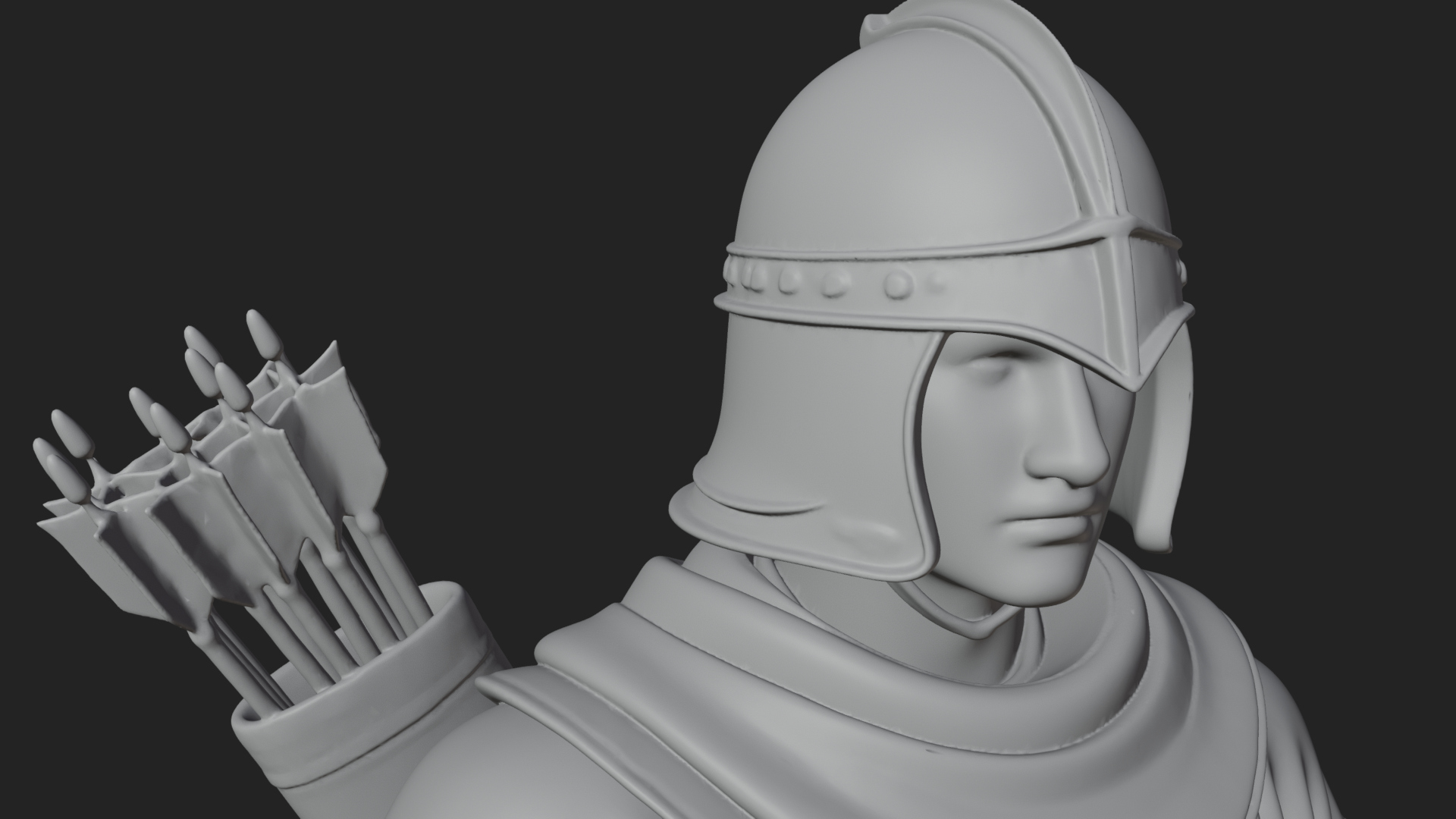 Armored Knight Statue Design 19 3D Print Model 3D Model