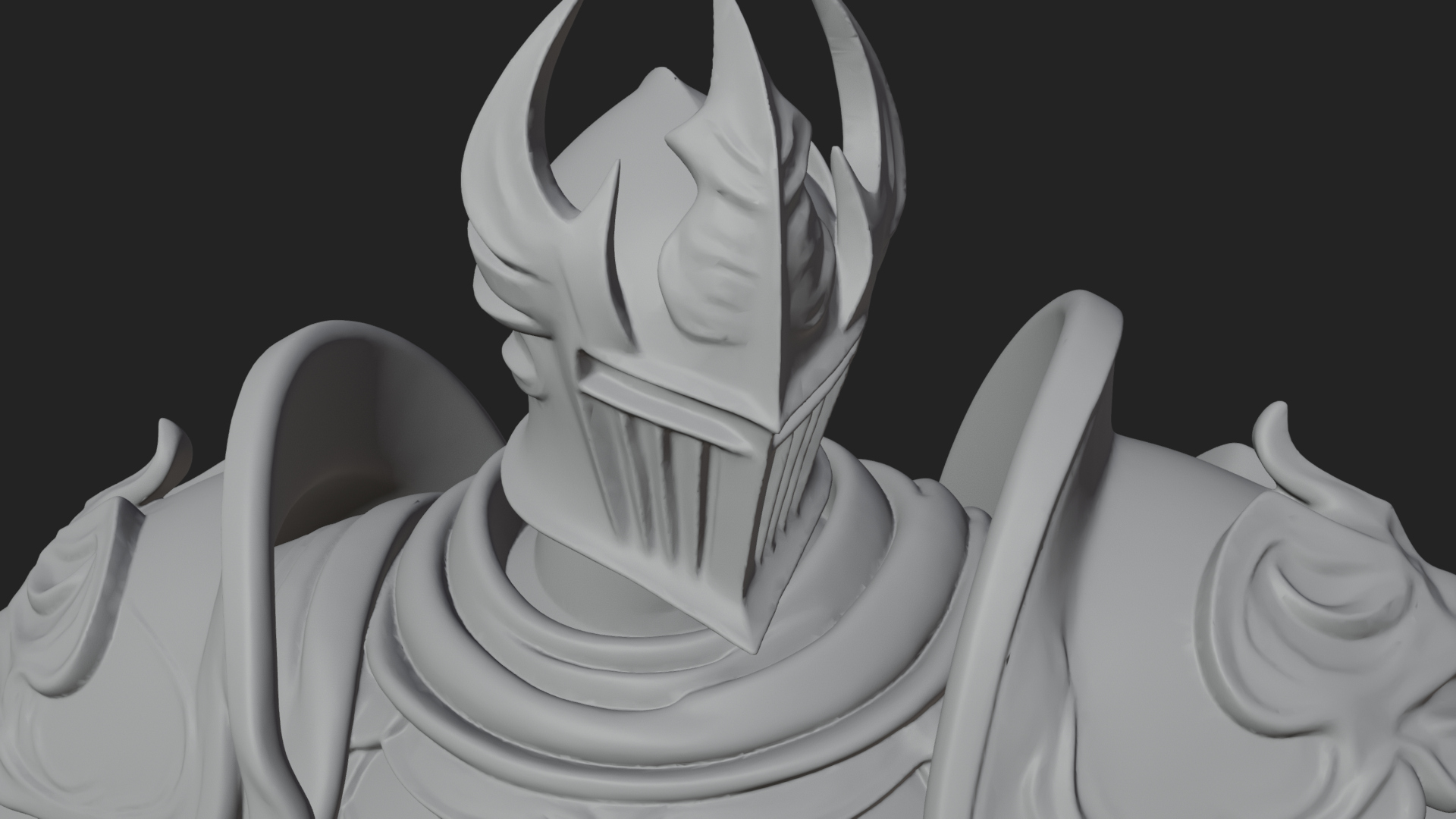Armored Knight Statue Design 20 3D Print Model 3D Model