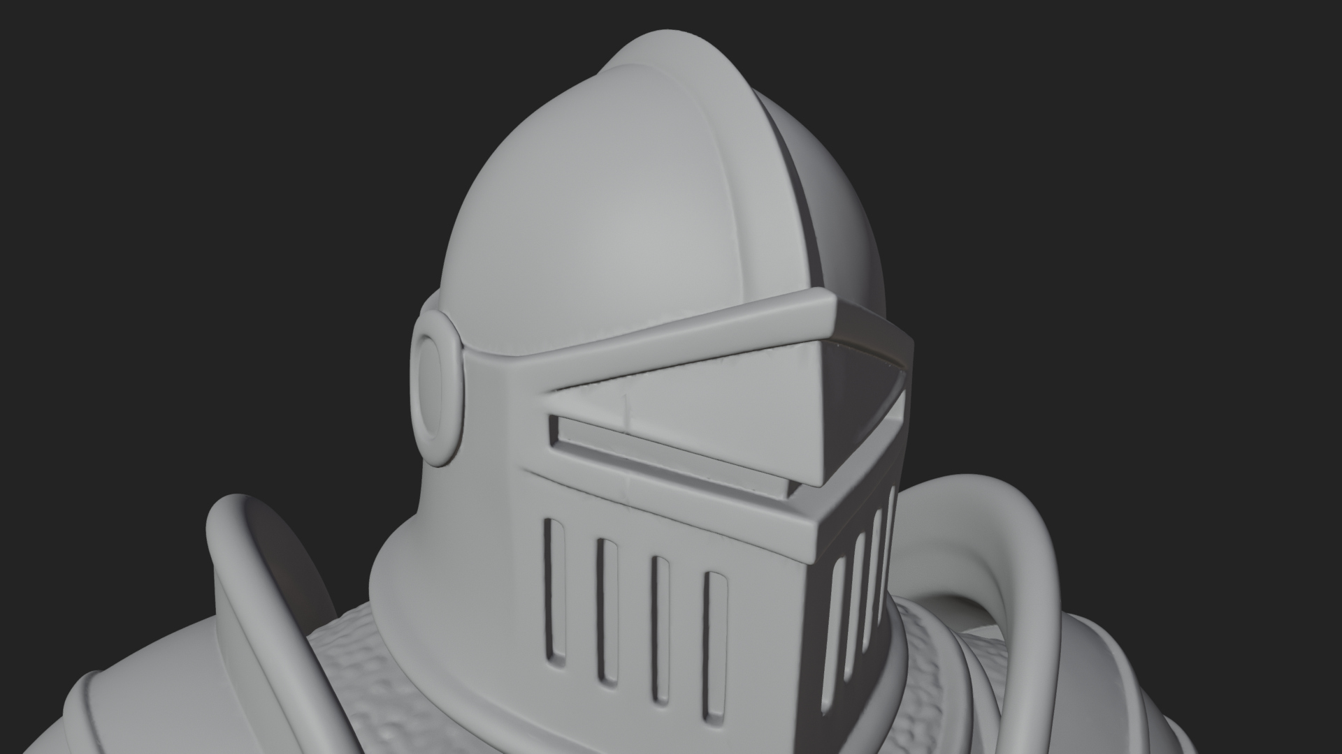 Armored Knight Statue Design 24 3D Print Model 3D Model