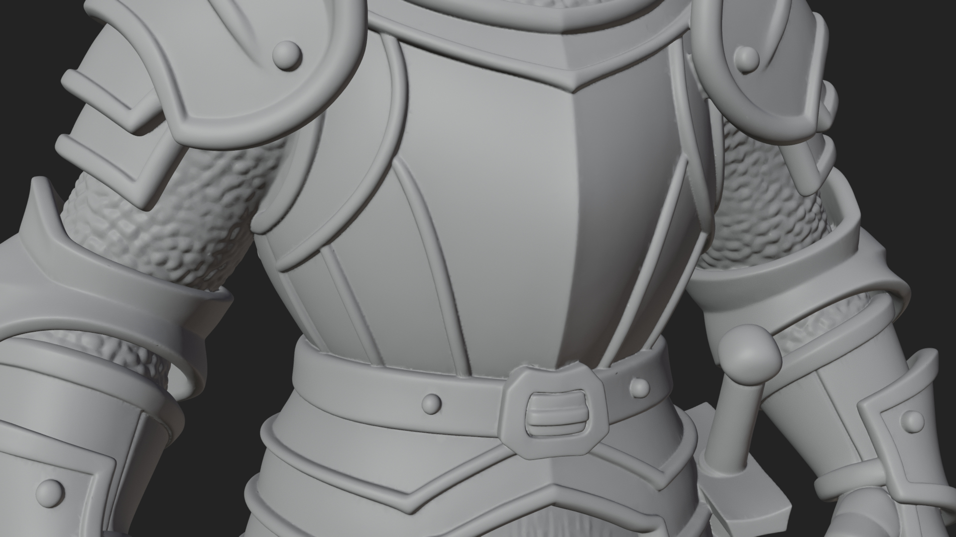 Armored Knight Statue Design 24 3D Print Model 3D Model