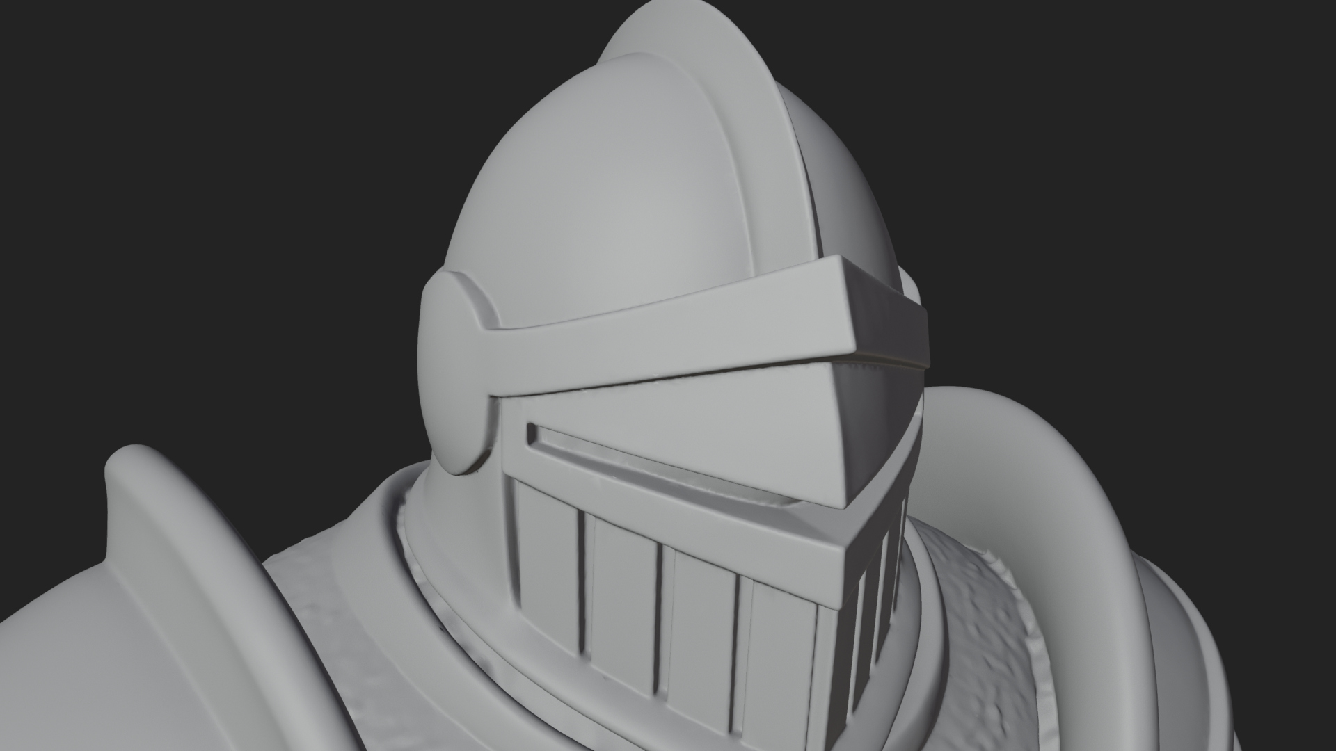 Armored Knight Statue Design 25 3D Print Model 3D Model