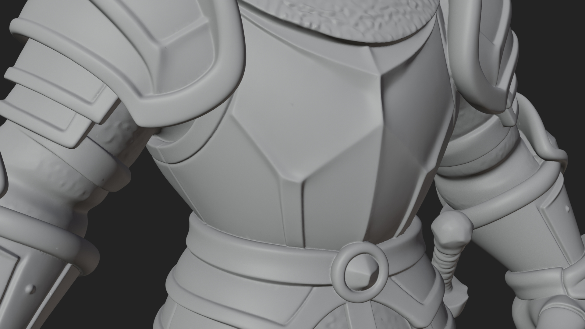 Armored Knight Statue Design 25 3D Print Model 3D Model
