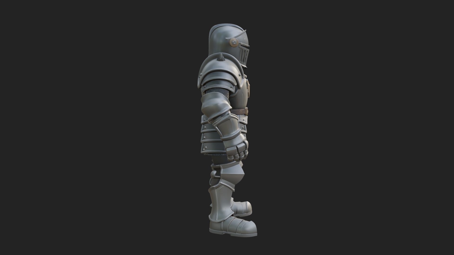 Armored Knight Statue Design 27 3D Print Model 3D Model