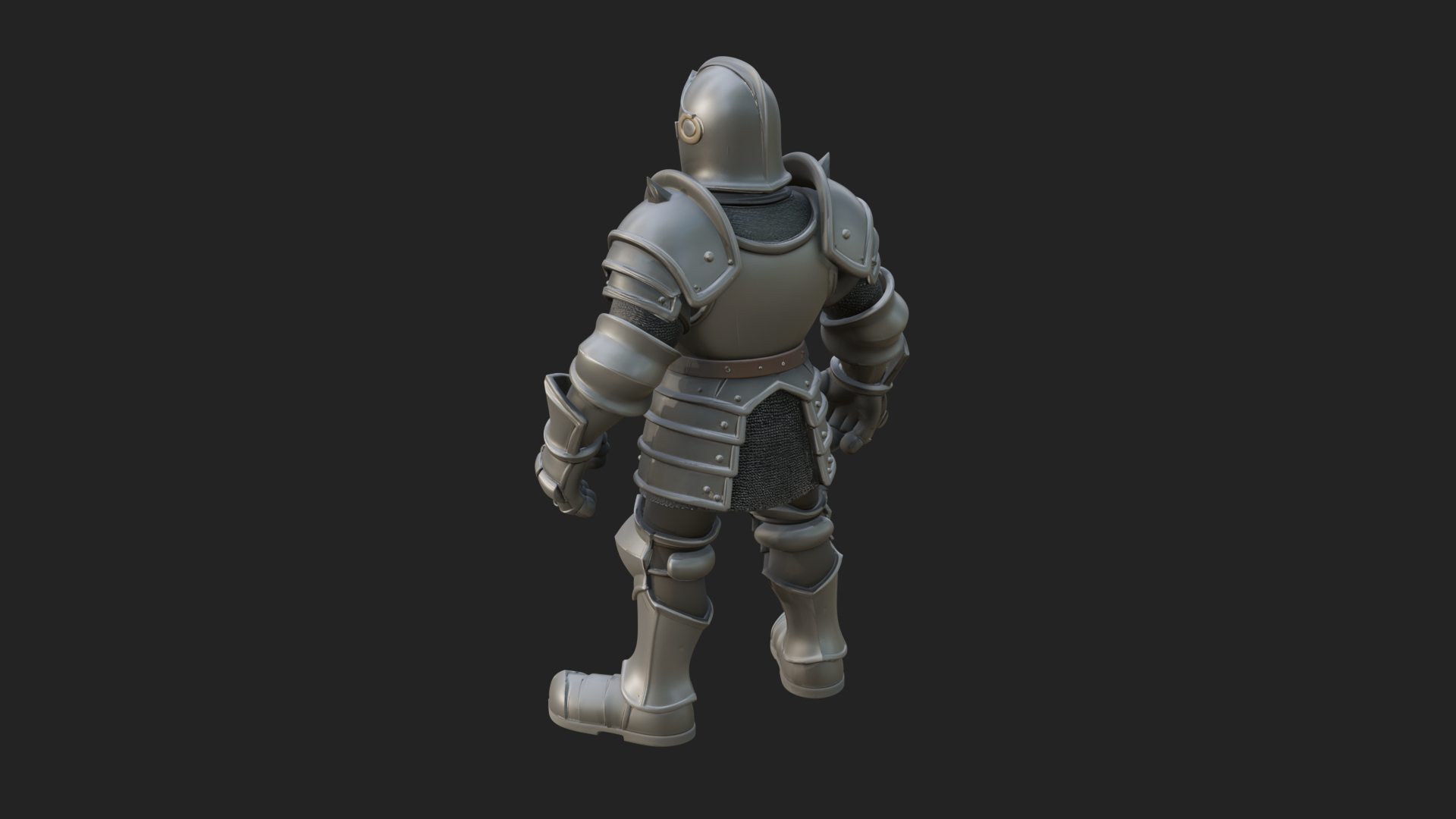 Armored Knight Statue Design 27 3D Print Model 3D Model