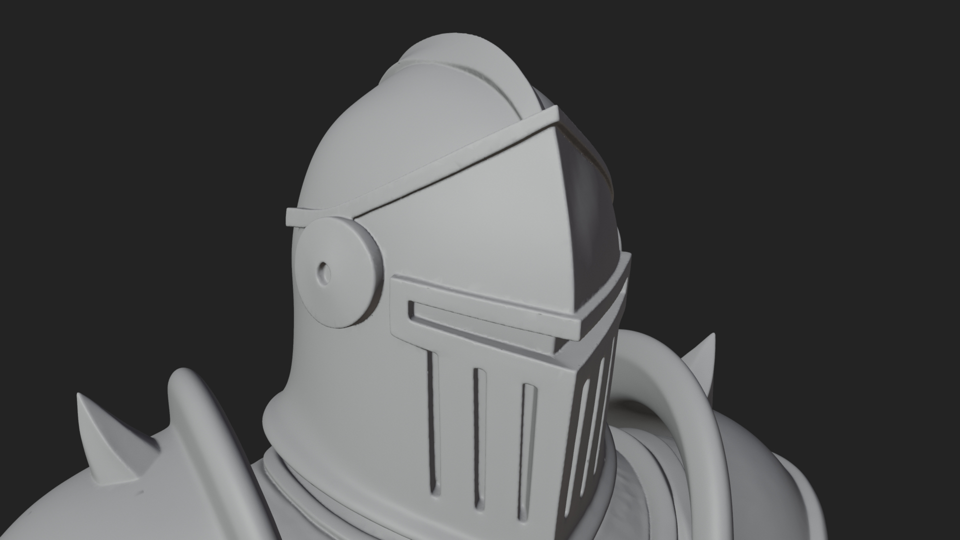 Armored Knight Statue Design 27 3D Print Model 3D Model
