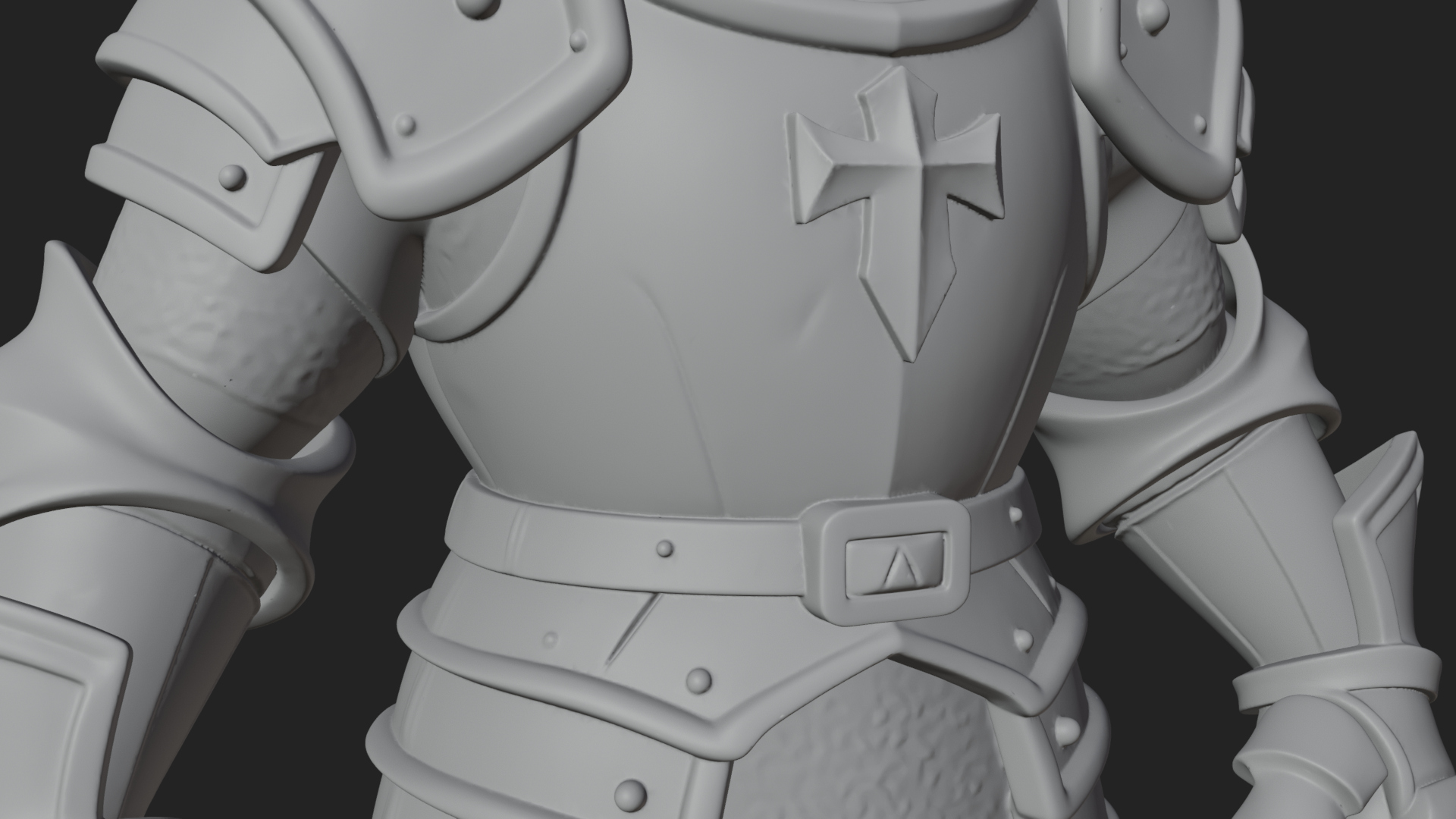 Armored Knight Statue Design 27 3D Print Model 3D Model