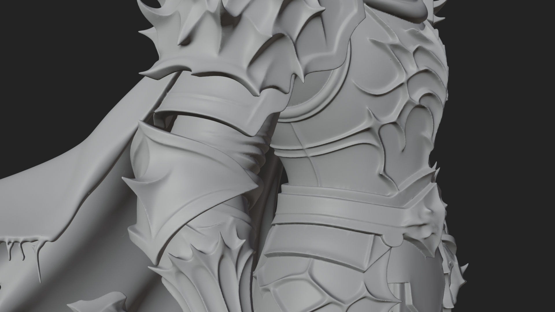 Armored Knight Statue Design 28 3D Print Model 3D Model