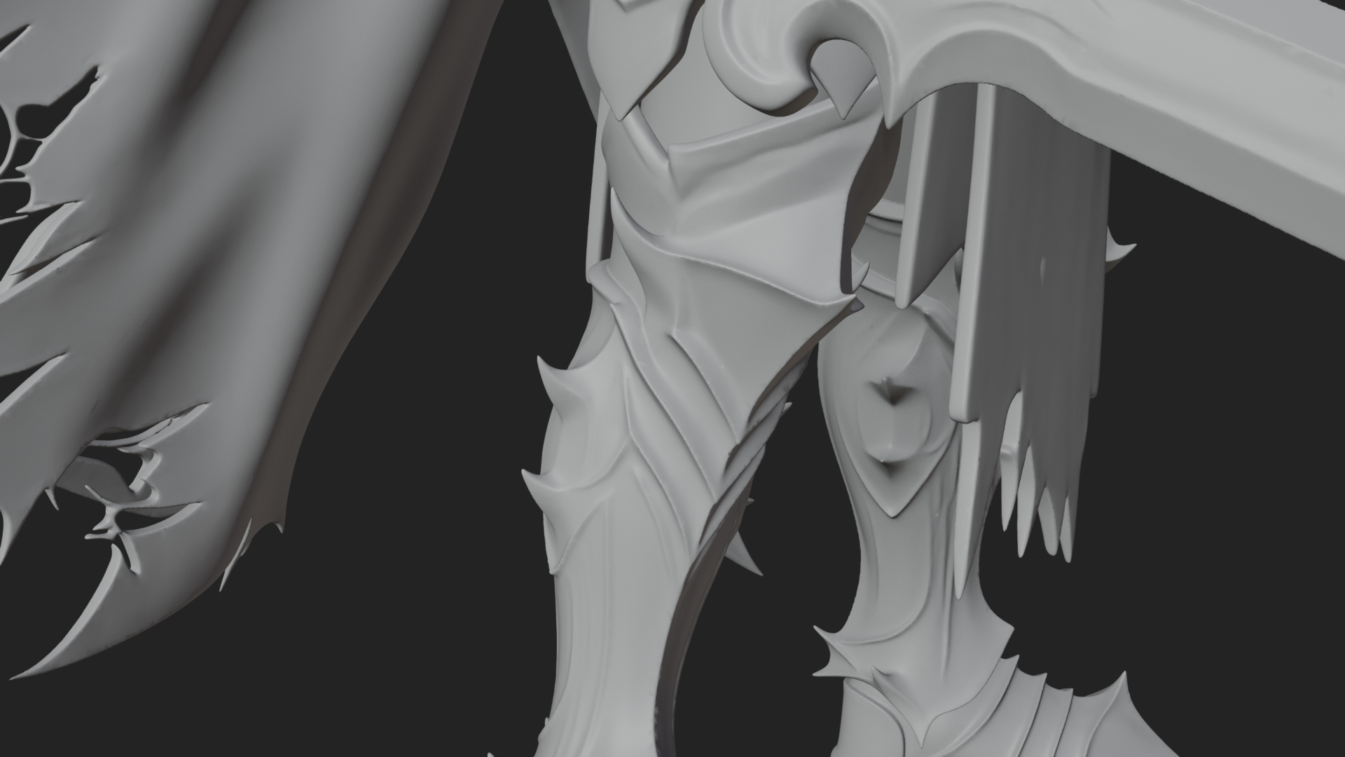Armored Knight Statue Design 28 3D Print Model 3D Model