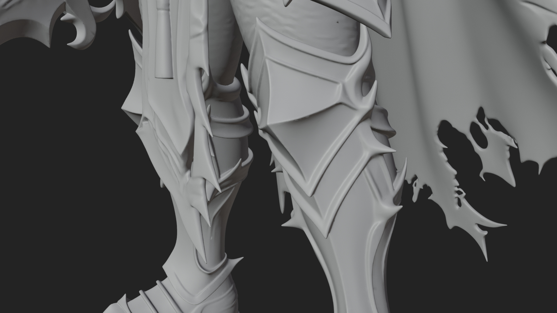 Armored Knight Statue Design 29 3D Print Model 3D Model