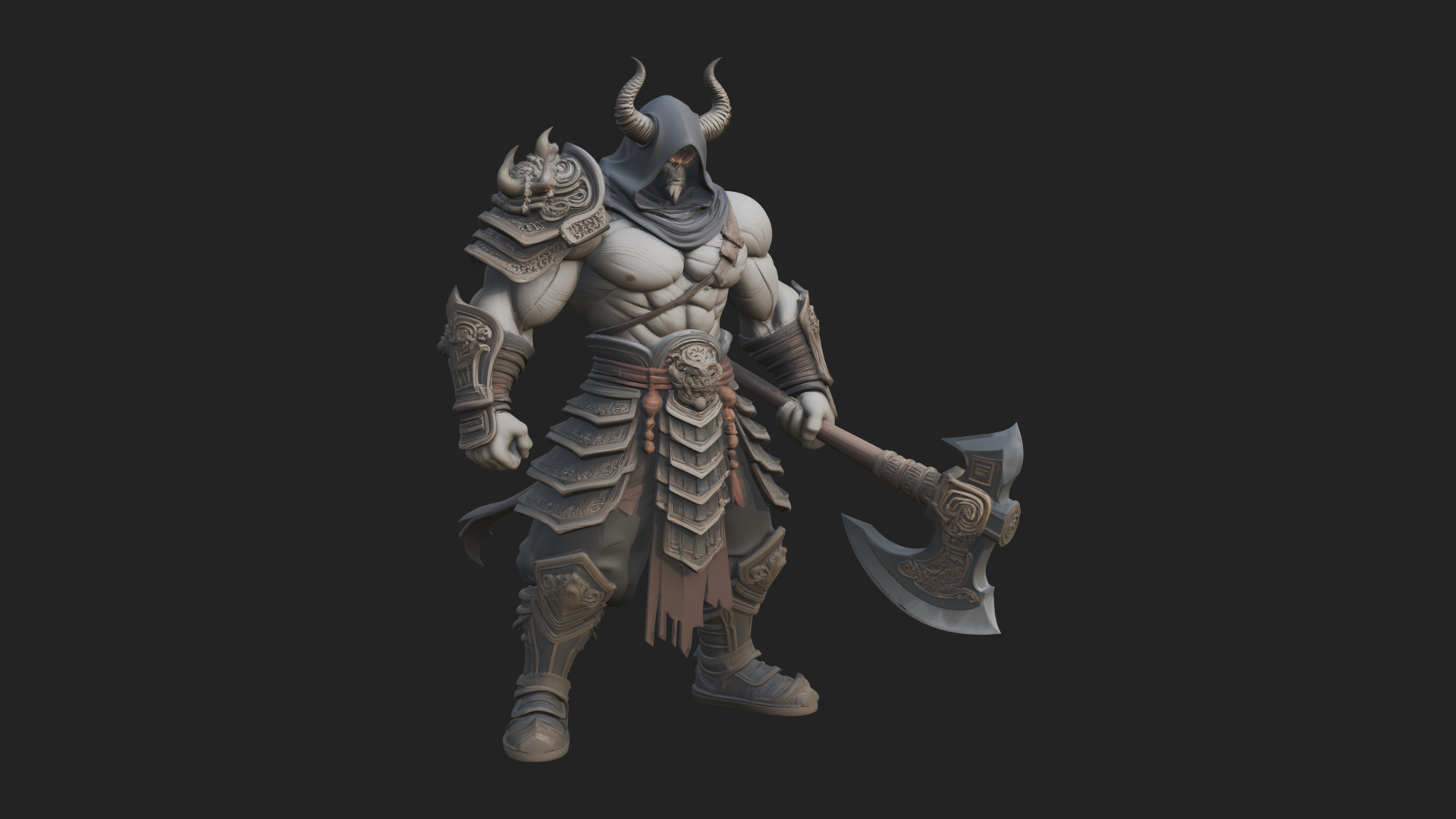 Armored Knight Statue Design 30 3D Print Model 3D Model