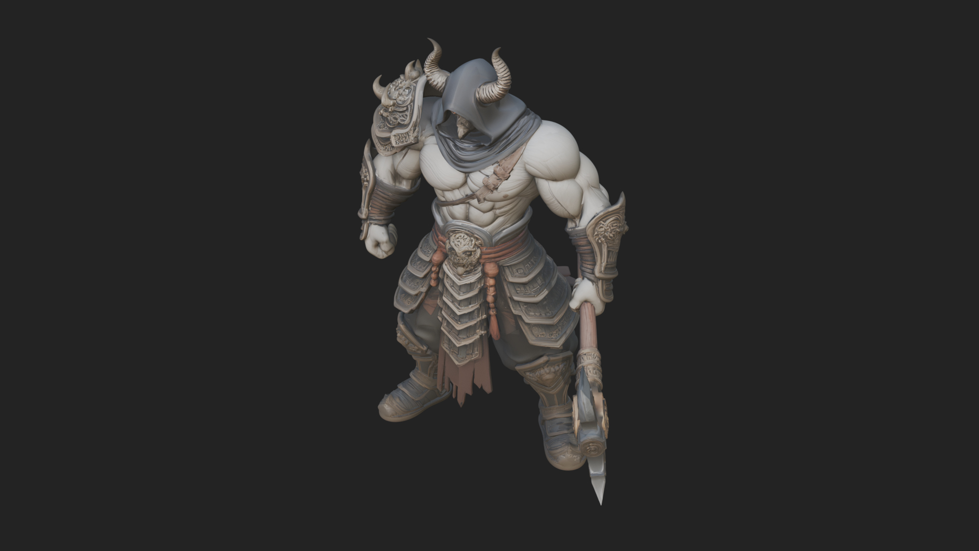 Armored Knight Statue Design 30 3D Print Model 3D Model