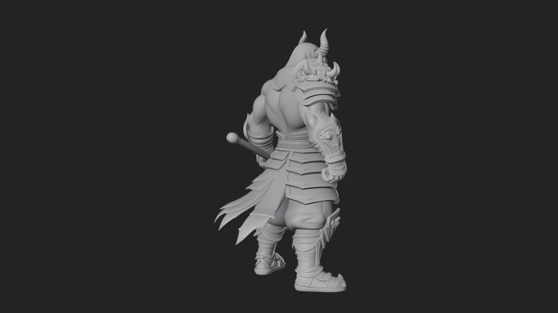 Armored Knight Statue Design 30 3D Print Model 3D Model