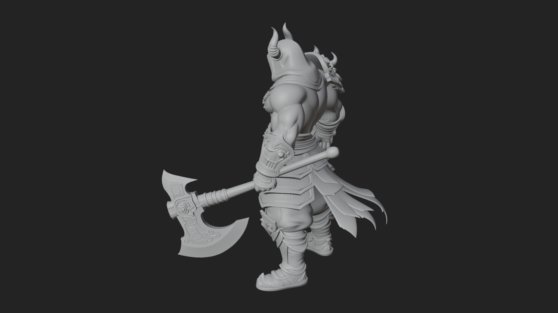 Armored Knight Statue Design 30 3D Print Model 3D Model