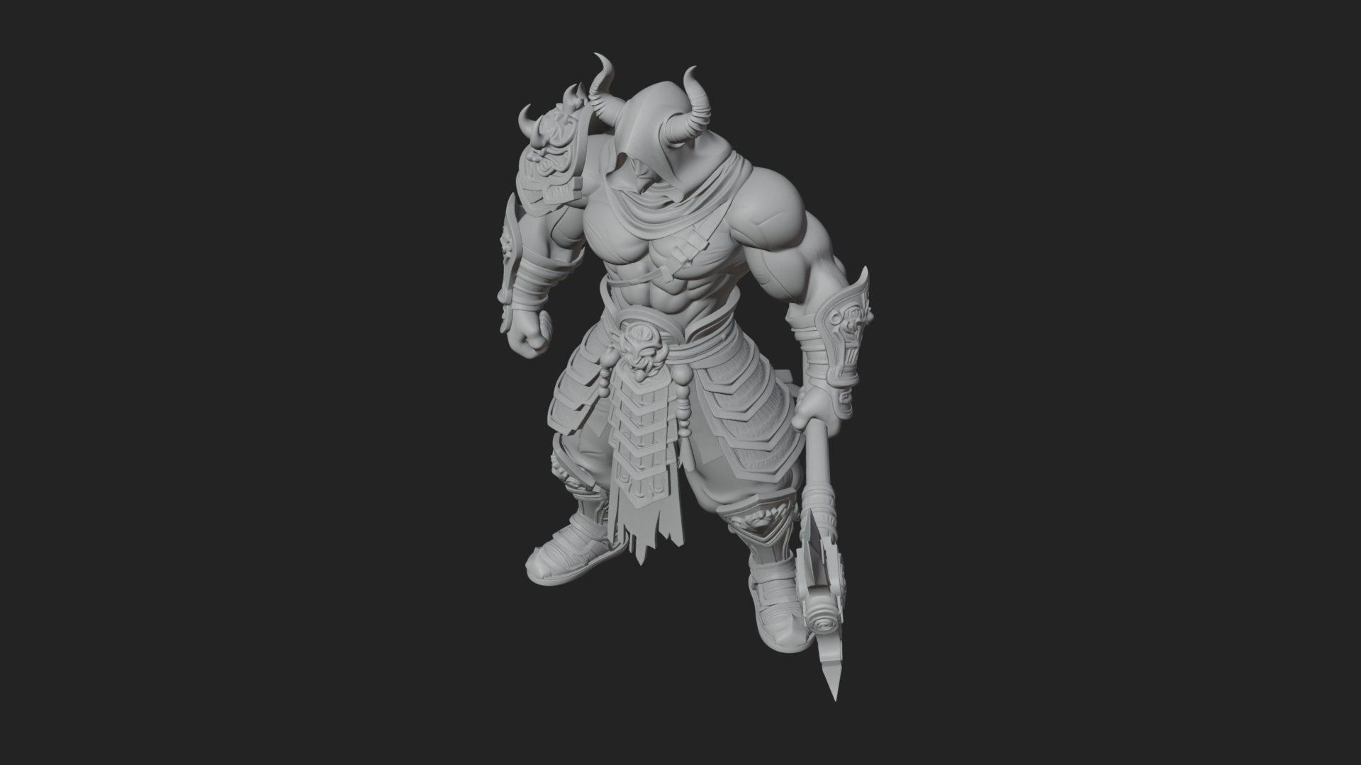 Armored Knight Statue Design 30 3D Print Model 3D Model