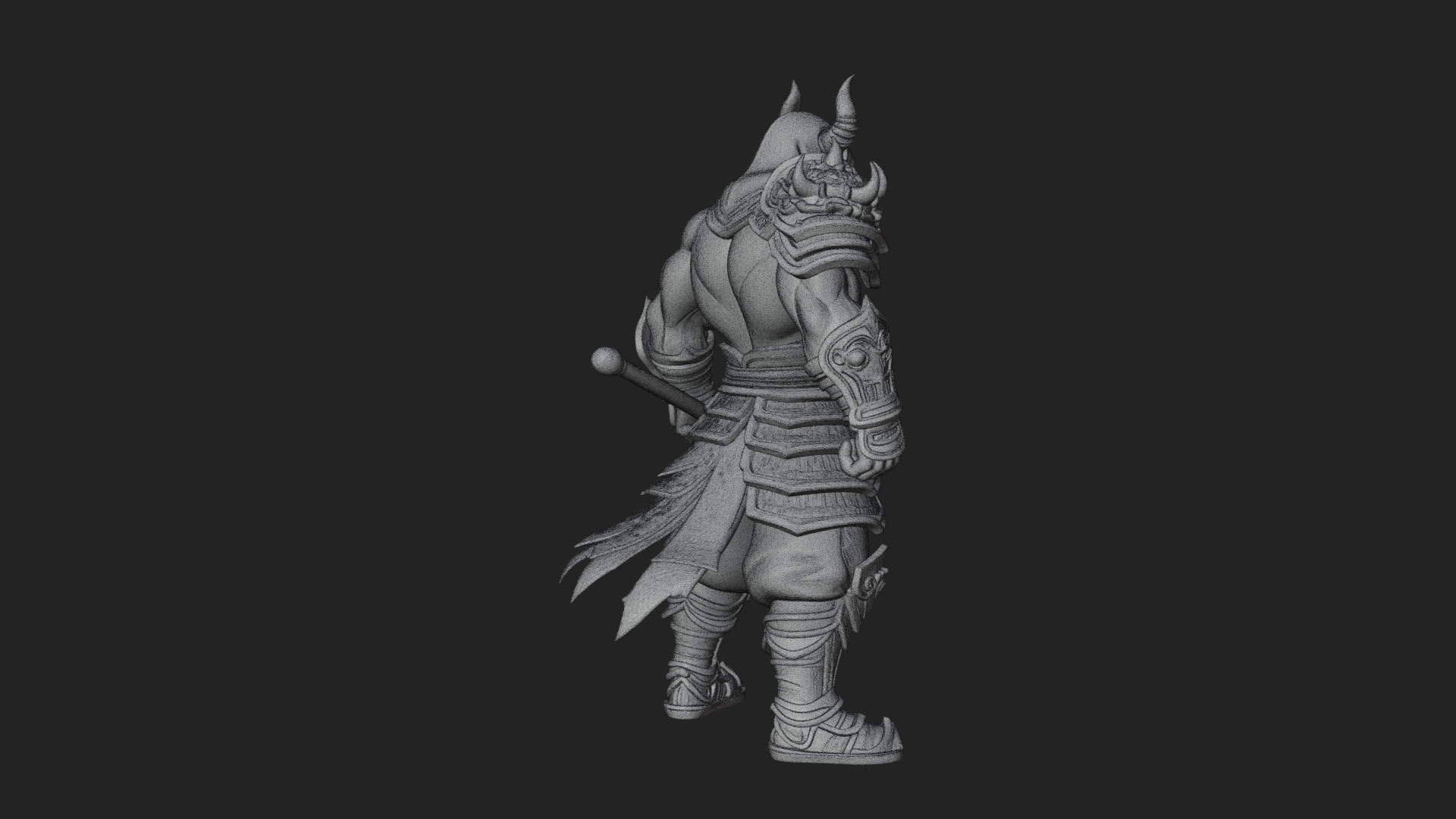 Armored Knight Statue Design 30 3D Print Model 3D Model