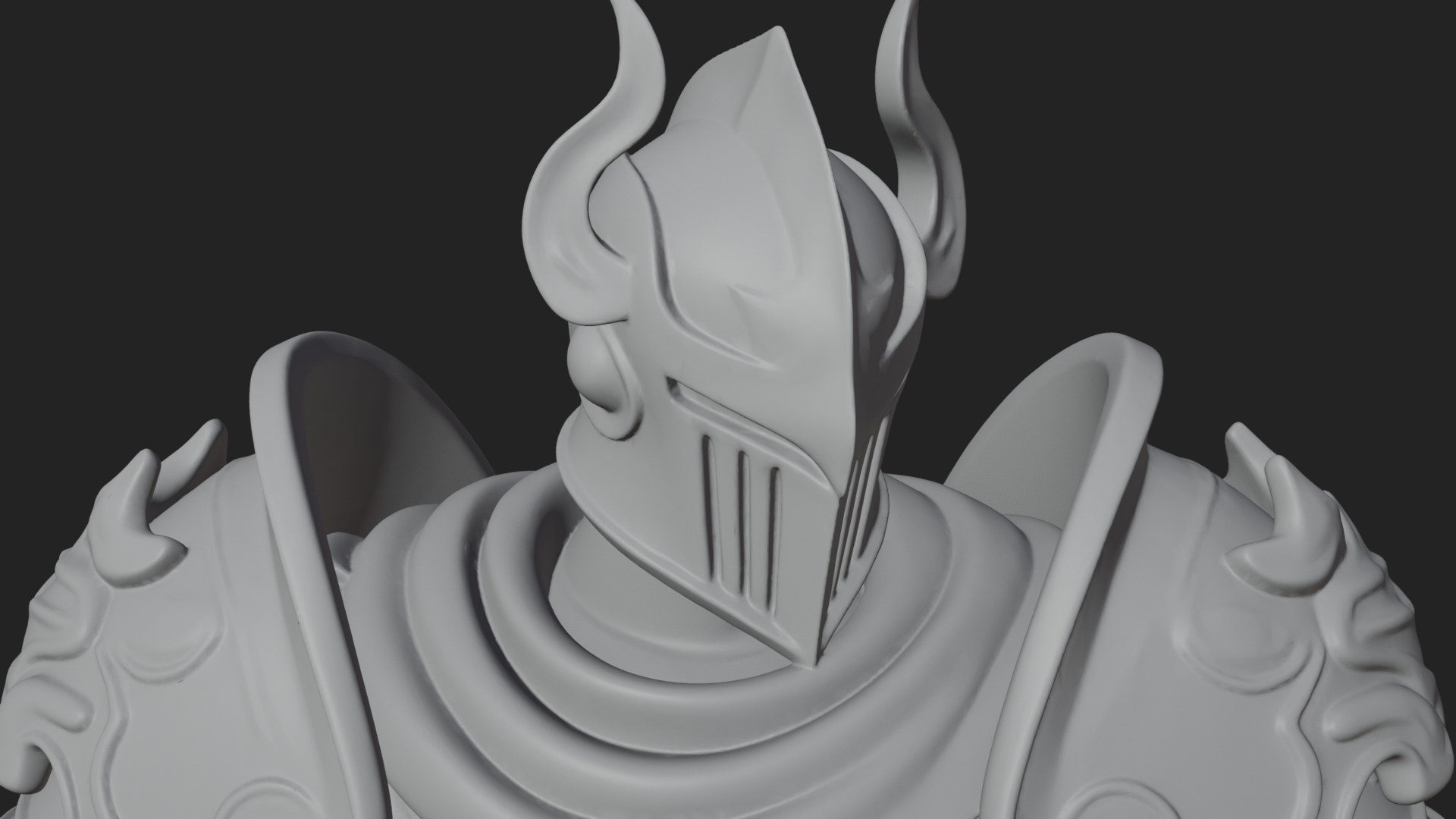 Armored Knight Statue Design 31 3D Print Model 3D Model