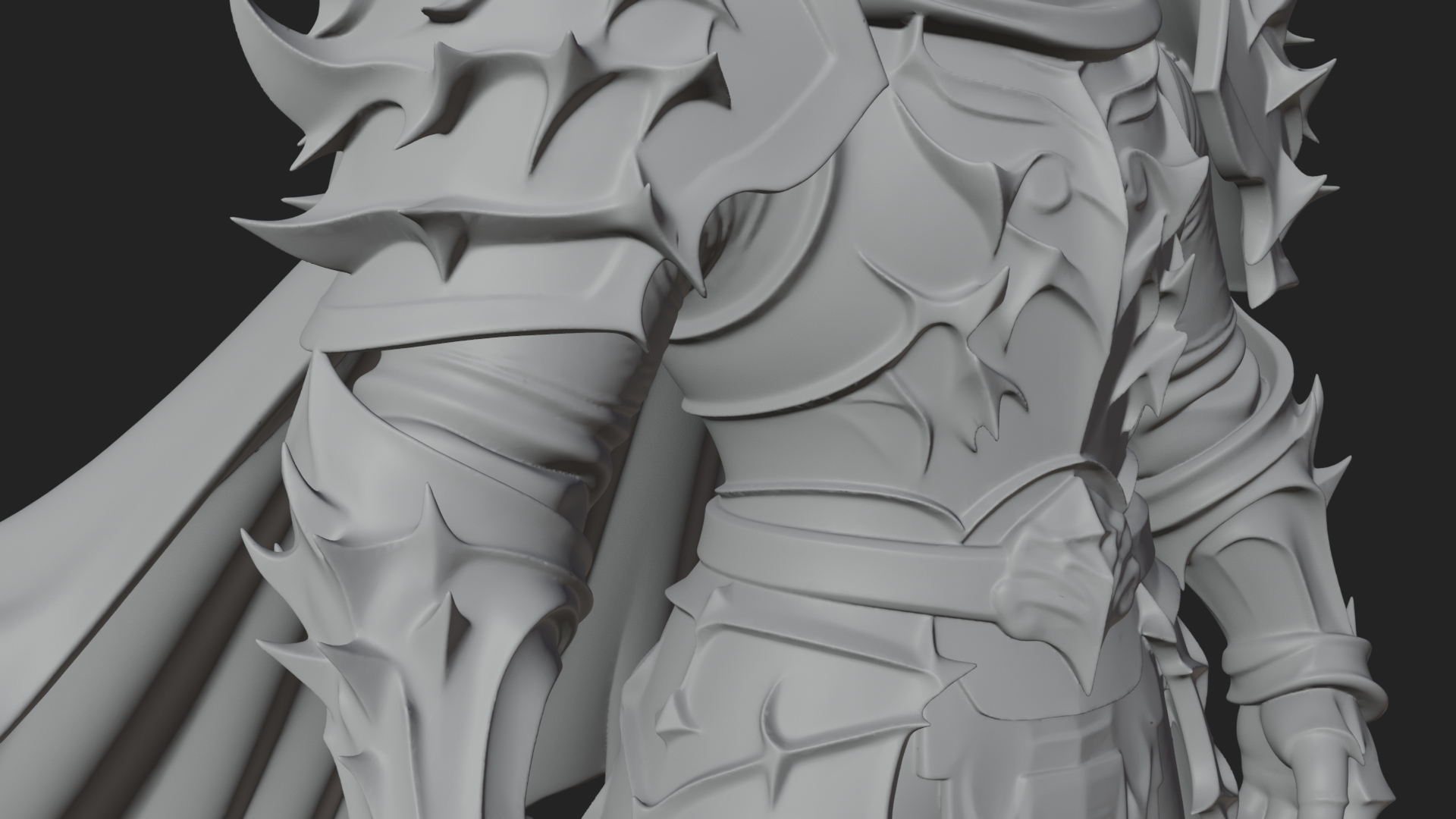 Armored Knight Statue Design 33 3D Print Model 3D Model