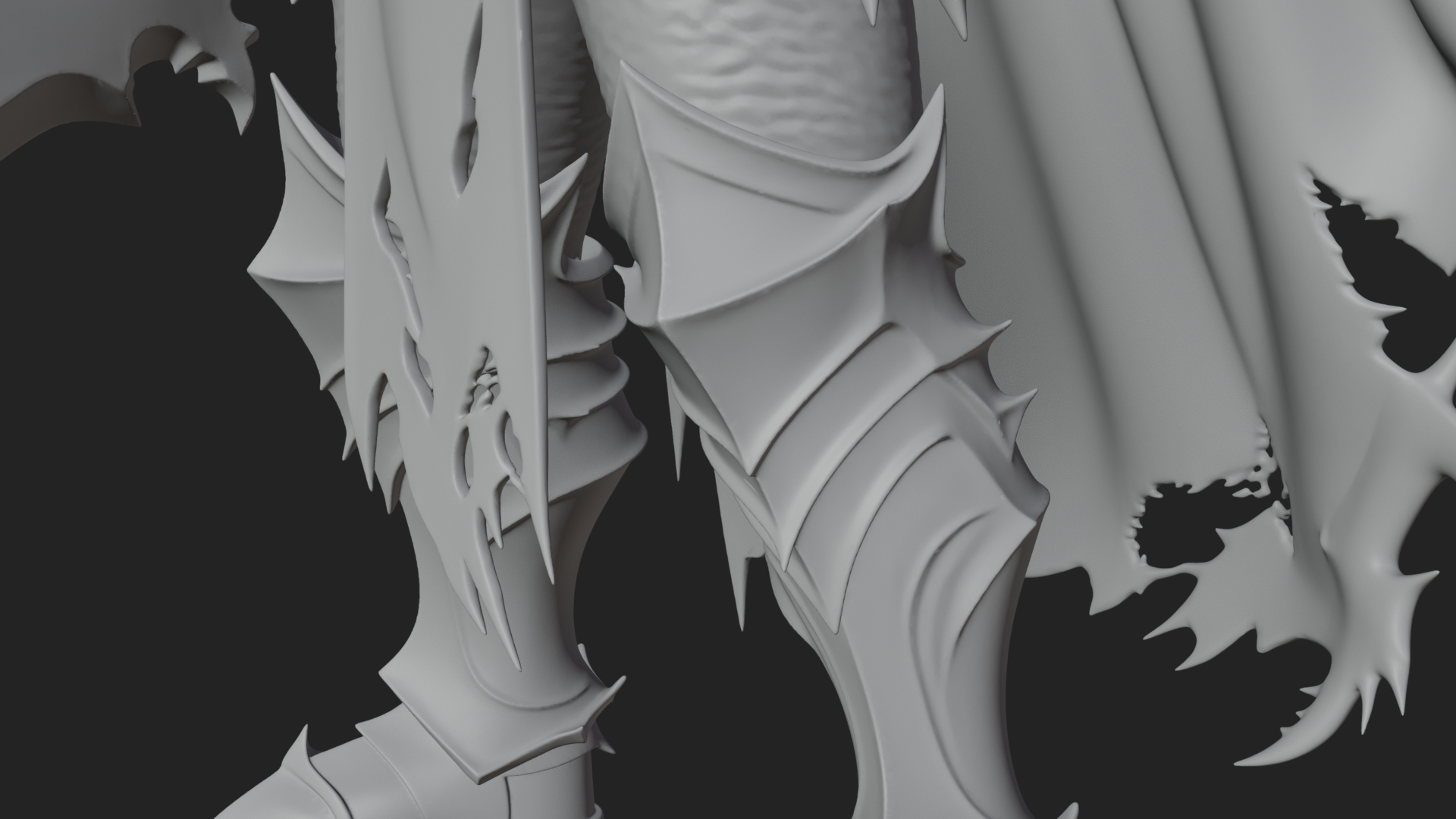 Armored Knight Statue Design 34 3D Print Model 3D Model