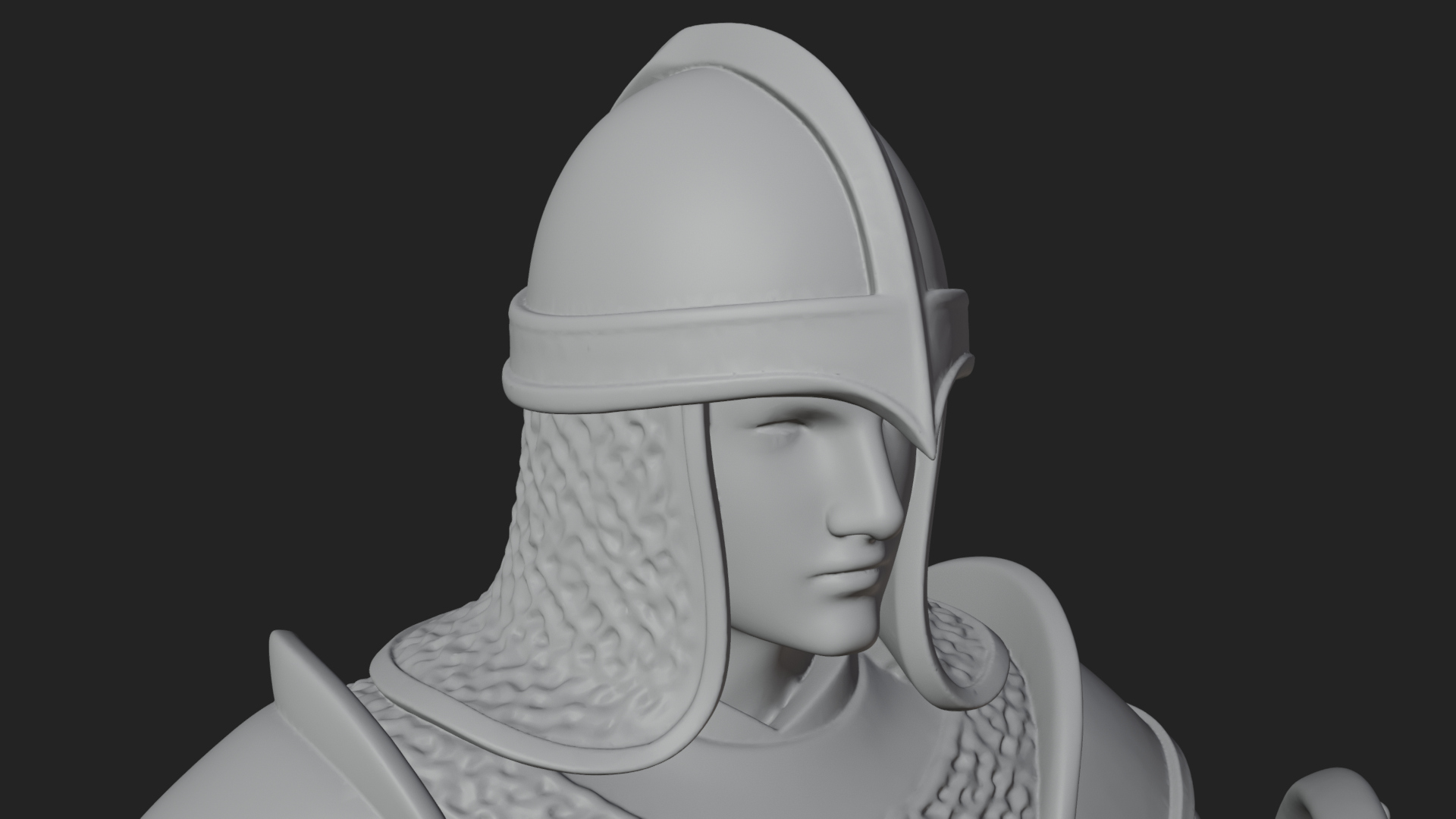 Armored Knight Statue Design 35 3D Print Model 3D Model