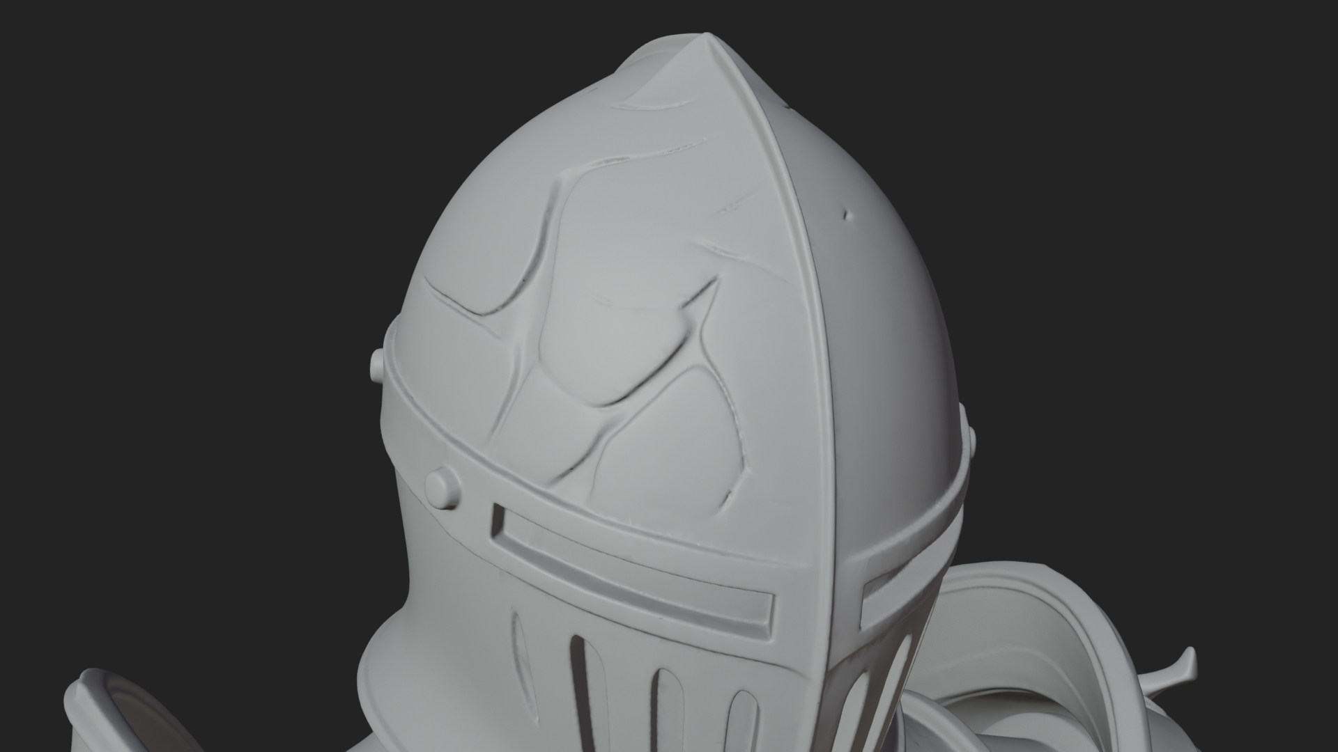 Armored Knight Statue Design 36 3D Print Model 3D Model