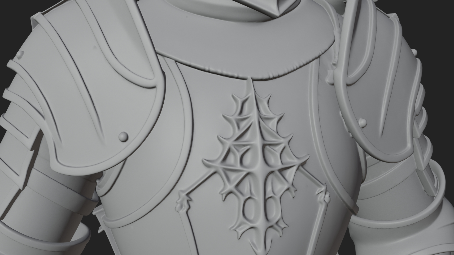 Armored Knight Statue Design 37 3D Print Model 3D Model