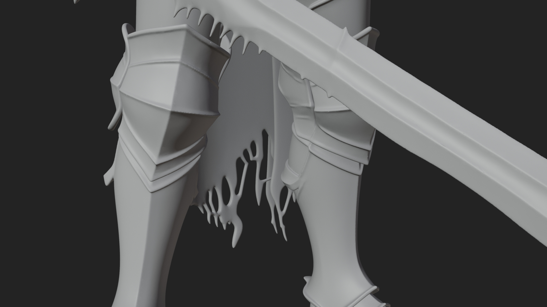 Armored Knight Statue Design 39 3D Print Model 3D Model