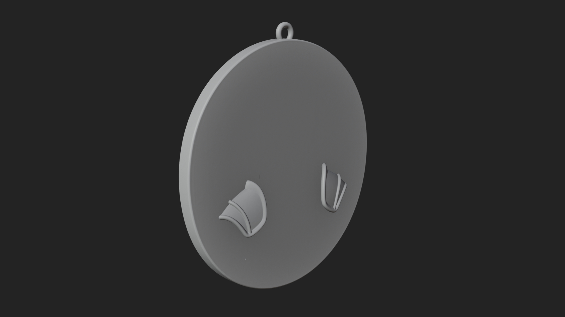 Armored Maiden Oval Plaque Design 2 3D Print Model 3D Model