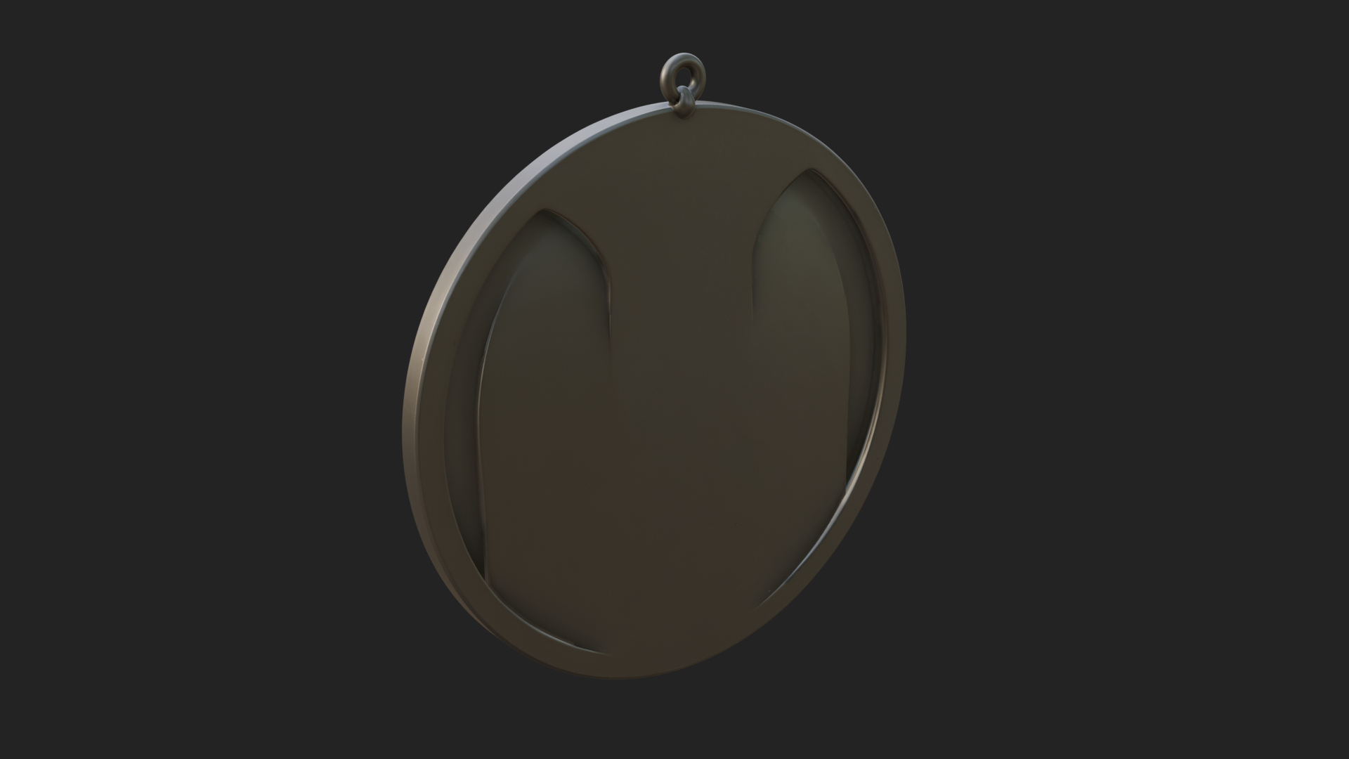 Armored Maiden Oval Plaque Design 4 3D Print Model 3D Model