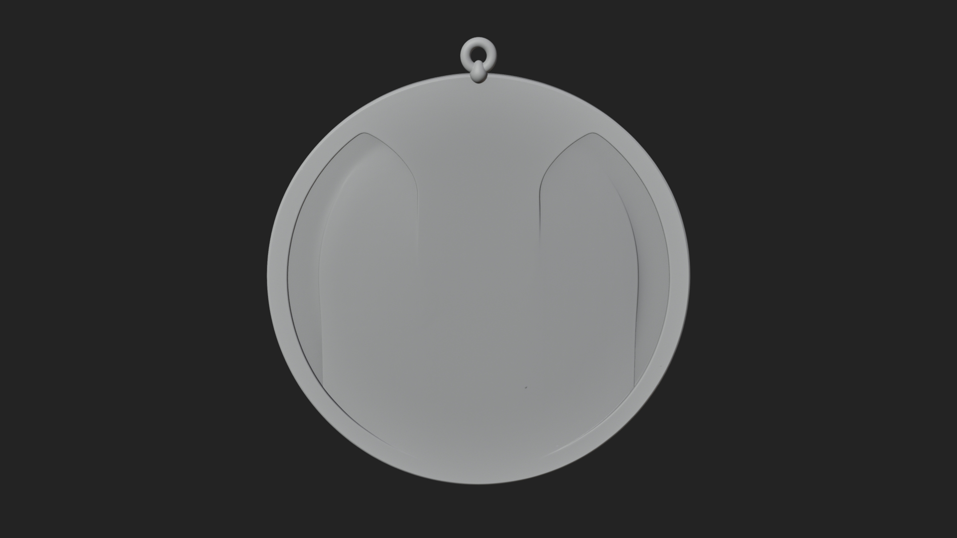 Armored Maiden Oval Plaque Design 4 3D Print Model 3D Model