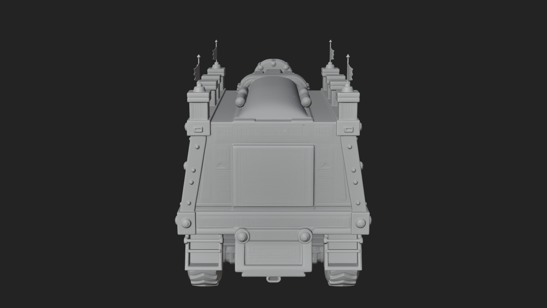Armored Siege Truck Model Design 1 3D Print Model 3D Model