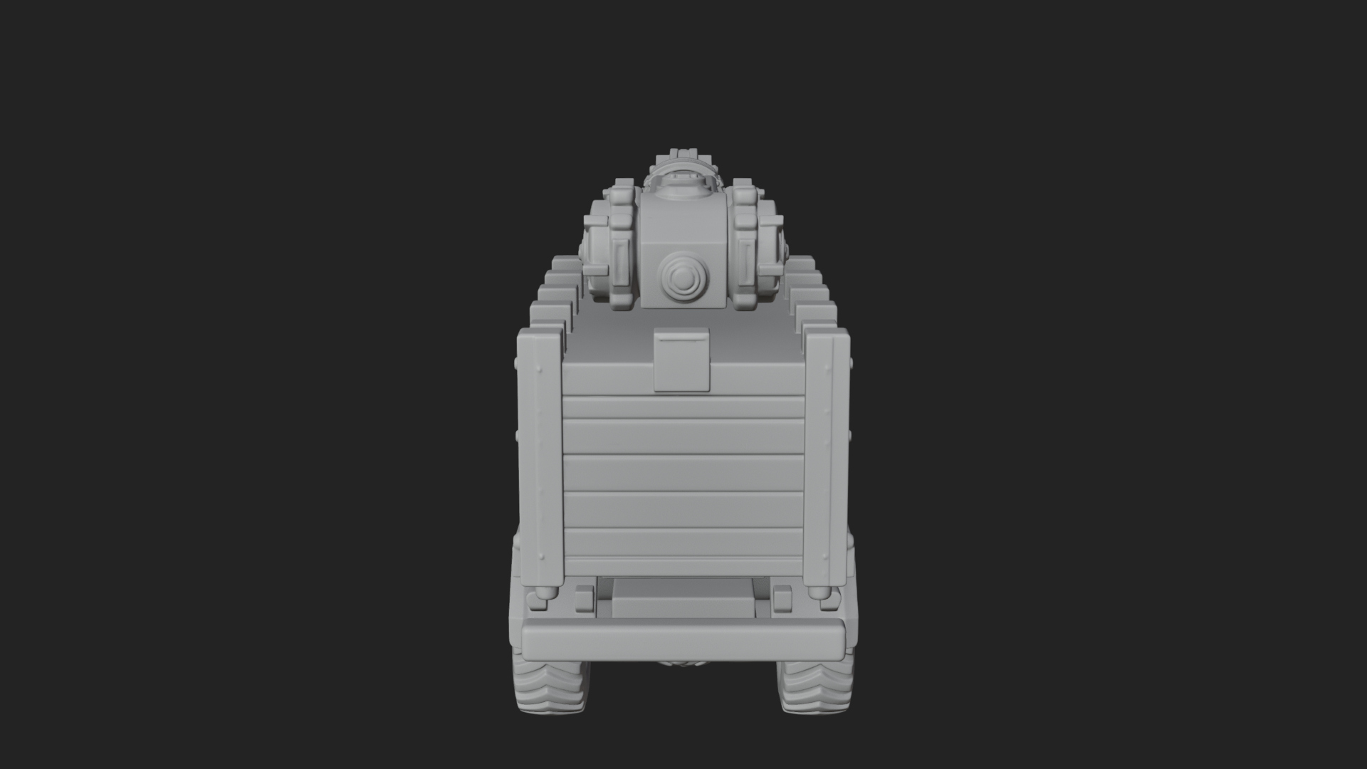 Armored Siege Truck Model Design 3 3D Print Model 3D Model