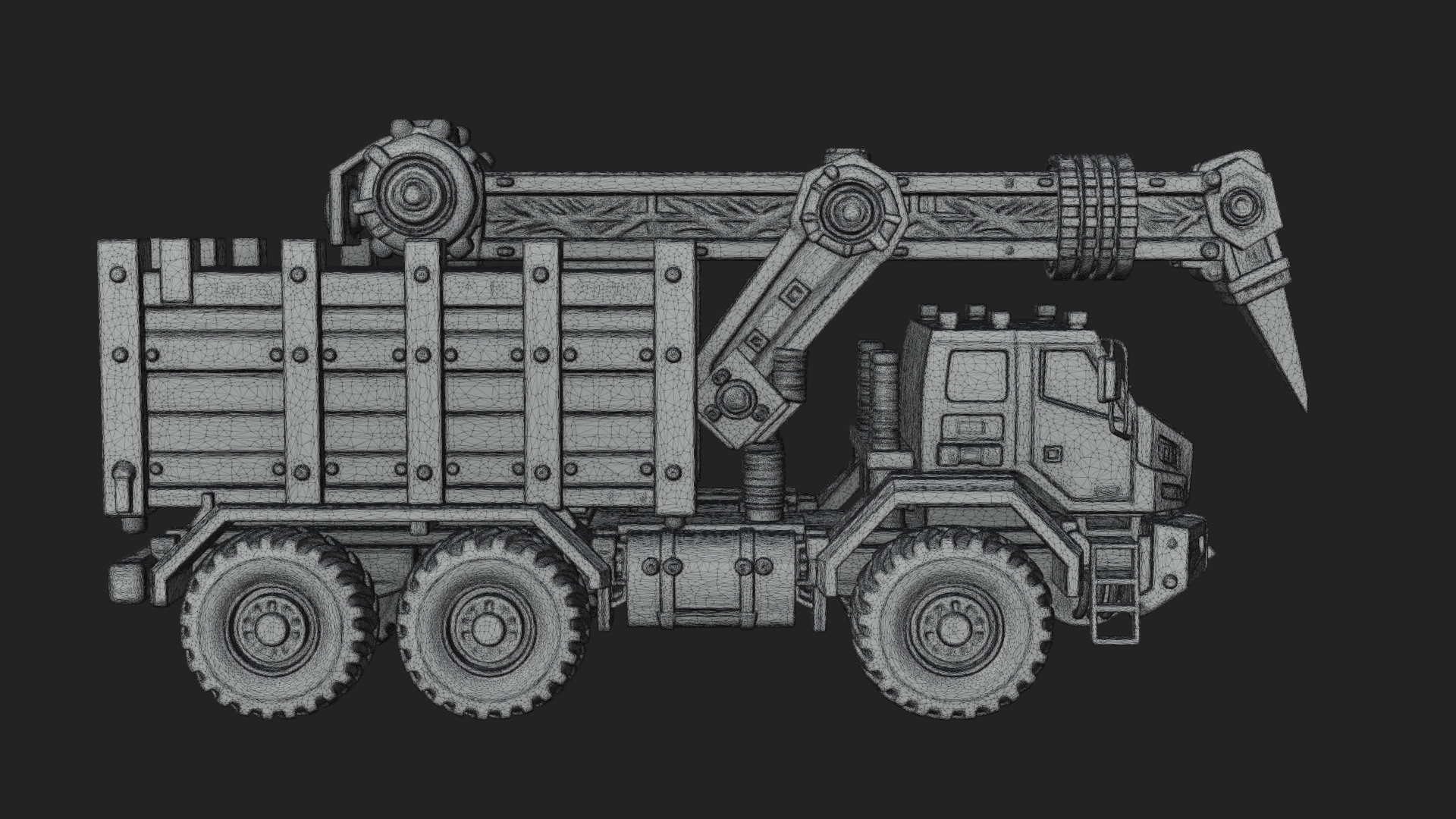 Armored Siege Truck Model Design 3 3D Print Model 3D Model