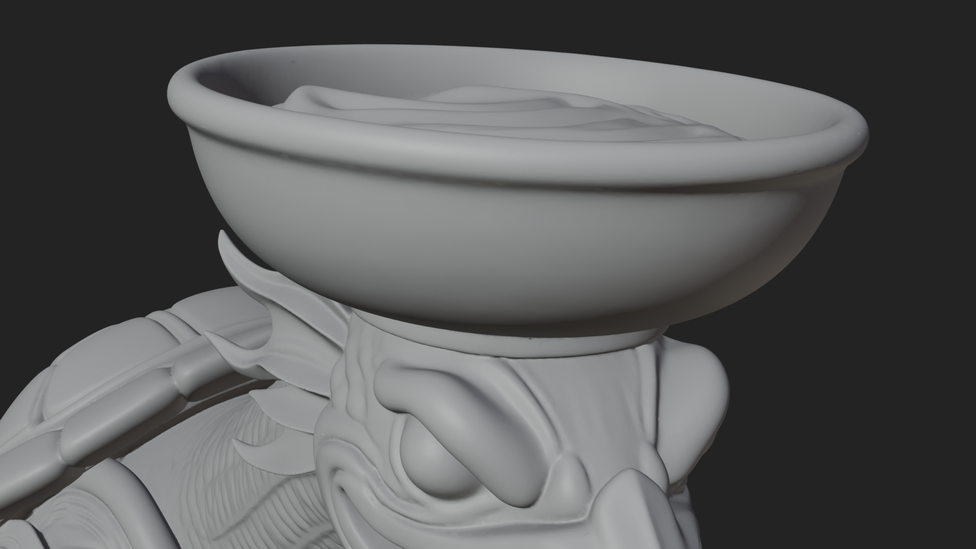 Armored Turtle Beast Statue Design 2 3D Print Model 3D Model