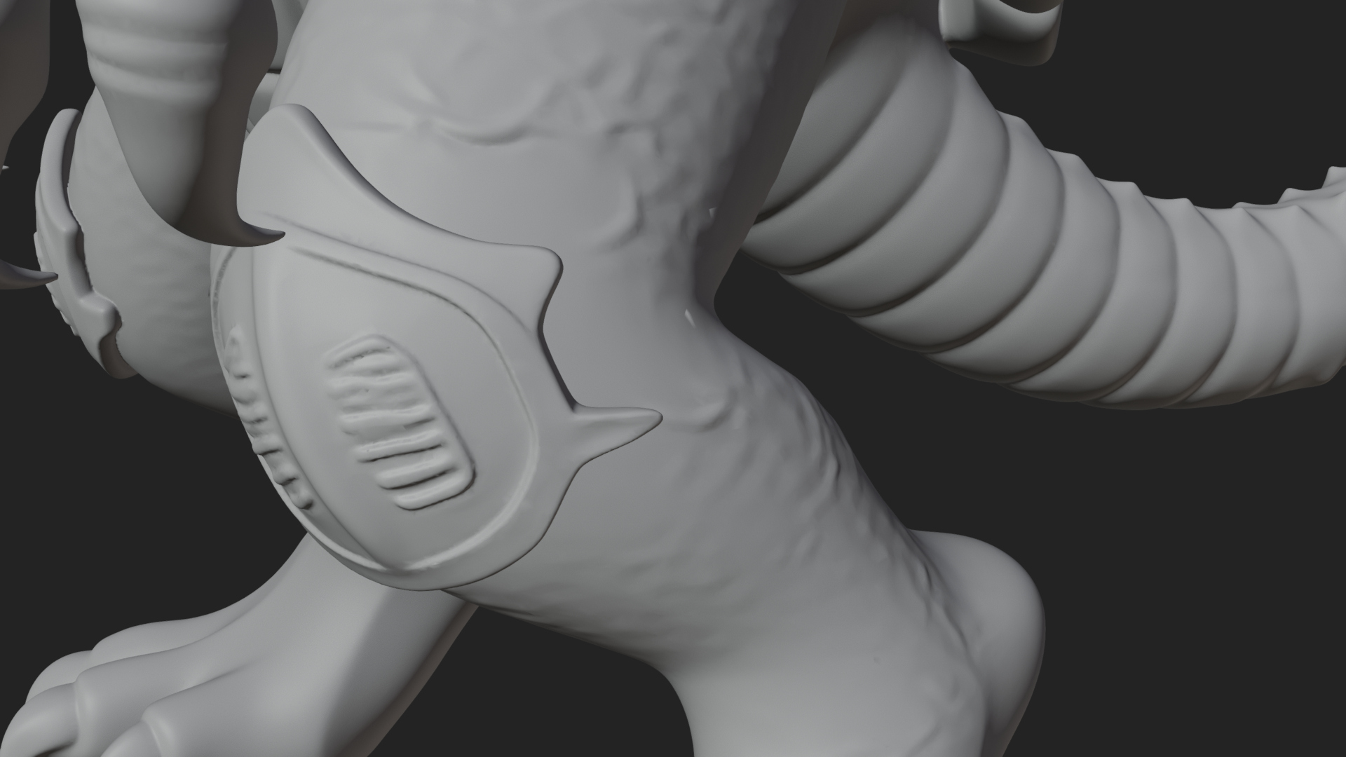 Armored Turtle Beast Statue Design 3 3D Print Model 3D Model