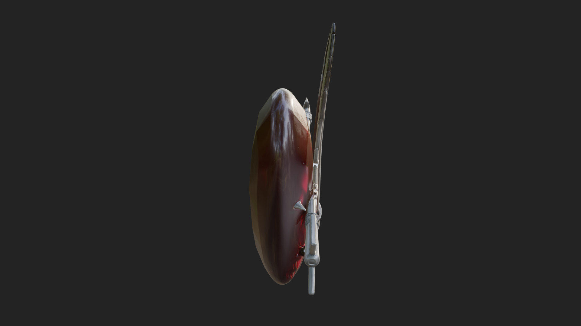 Arrow Pierced Heart Statue Design 2 3D Print Model 3D Model