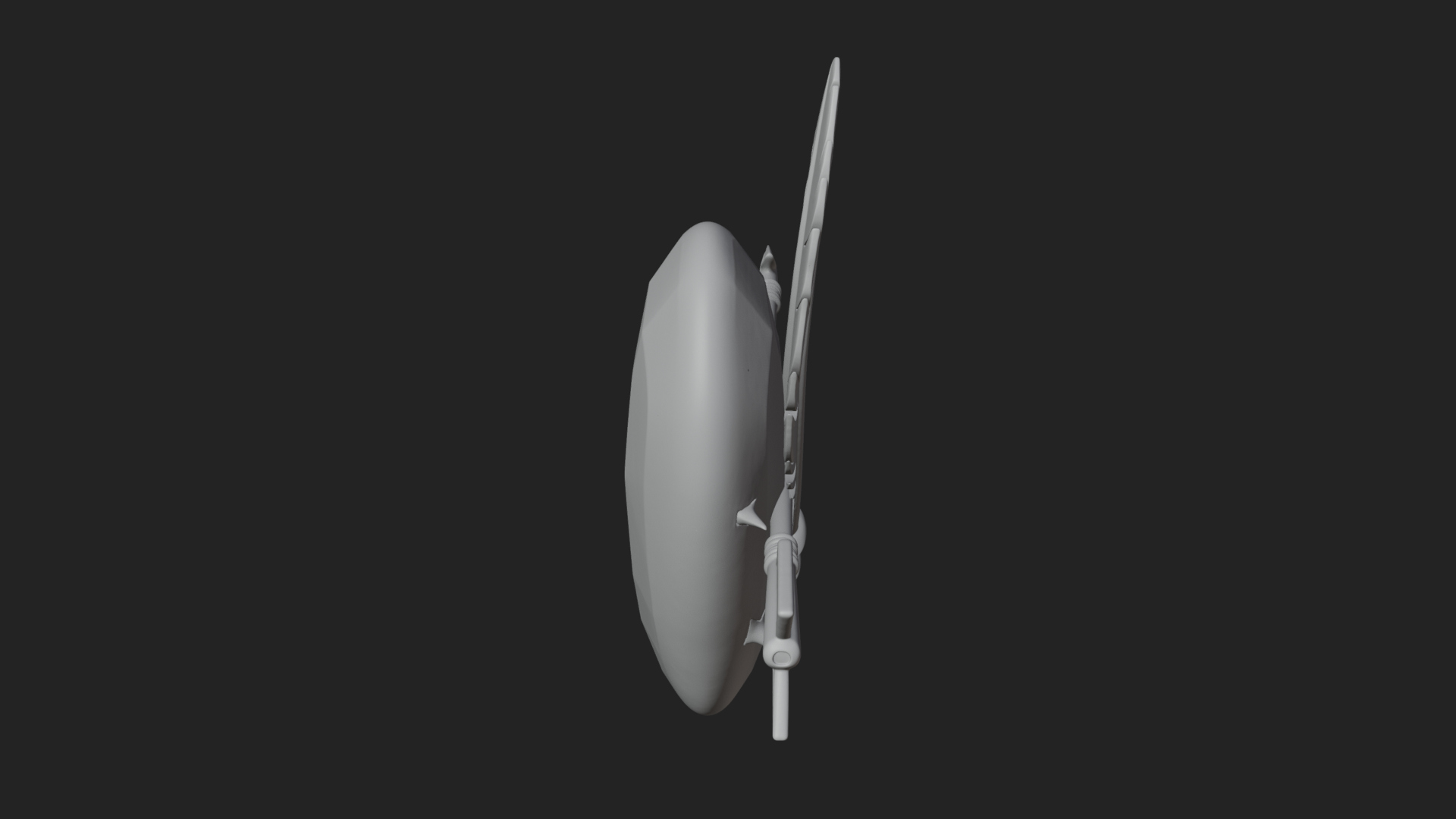 Arrow Pierced Heart Statue Design 2 3D Print Model 3D Model