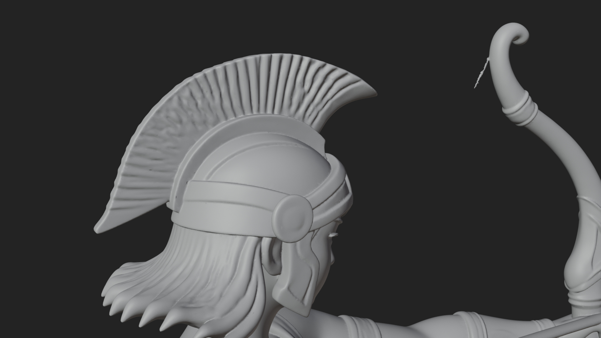 Artemis the Archer Statue Design 5 3D Print Model 3D Model