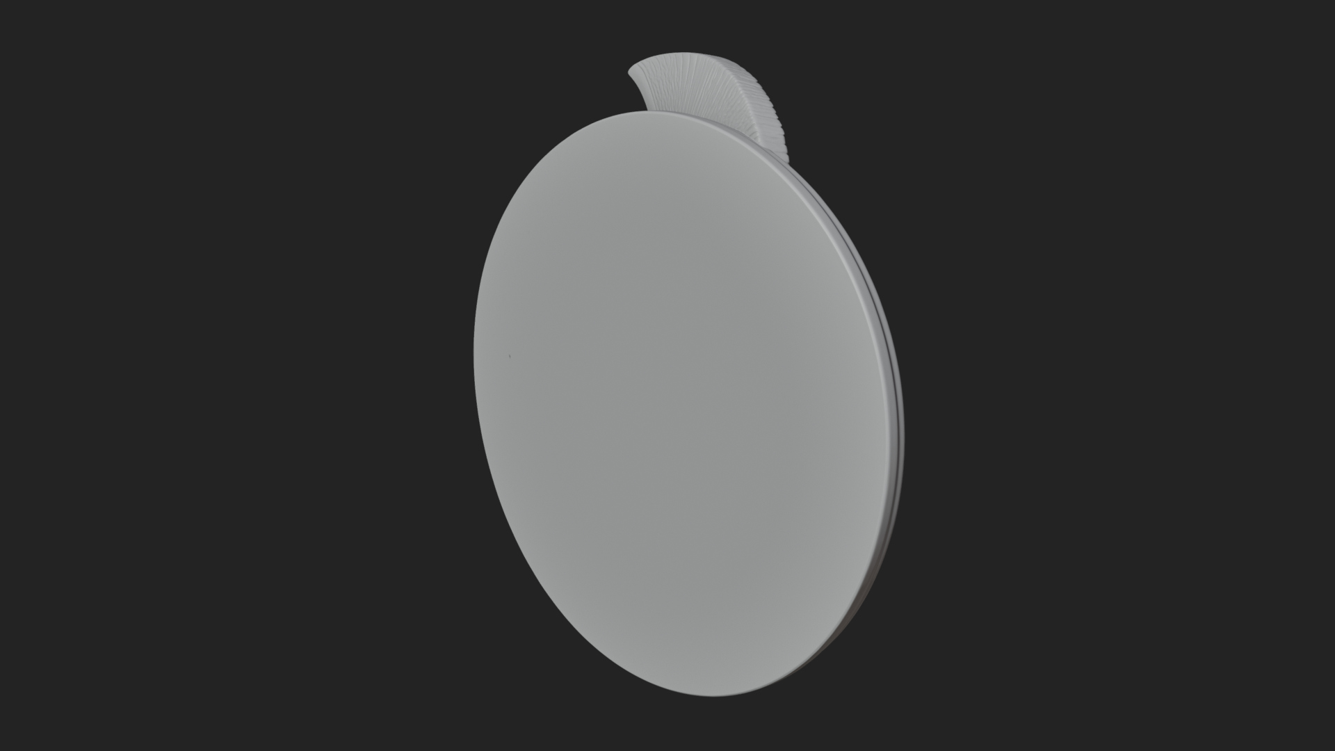 Athena with Owl Oval Plaque Design 1 3D Print Model 3D Model