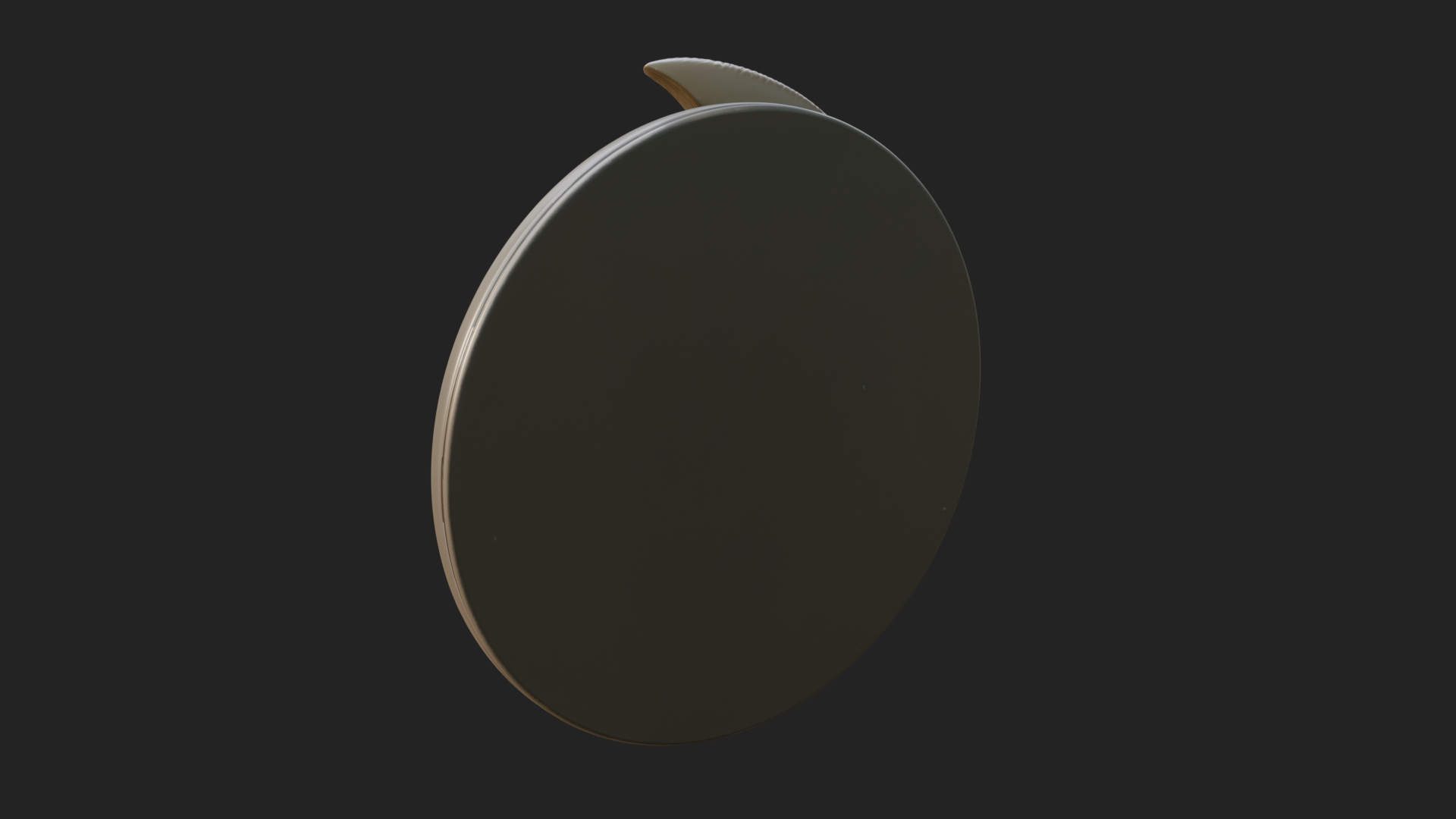Athena with Owl Oval Plaque Design 2 3D Print Model 3D Model