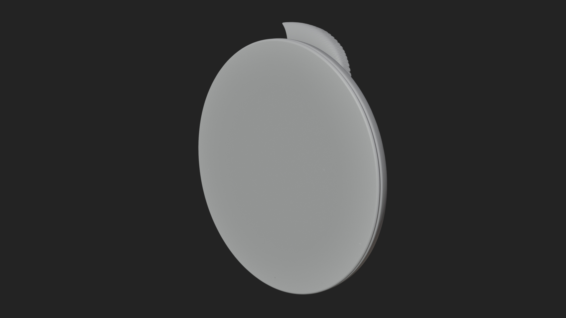 Athena with Owl Oval Plaque Design 2 3D Print Model 3D Model