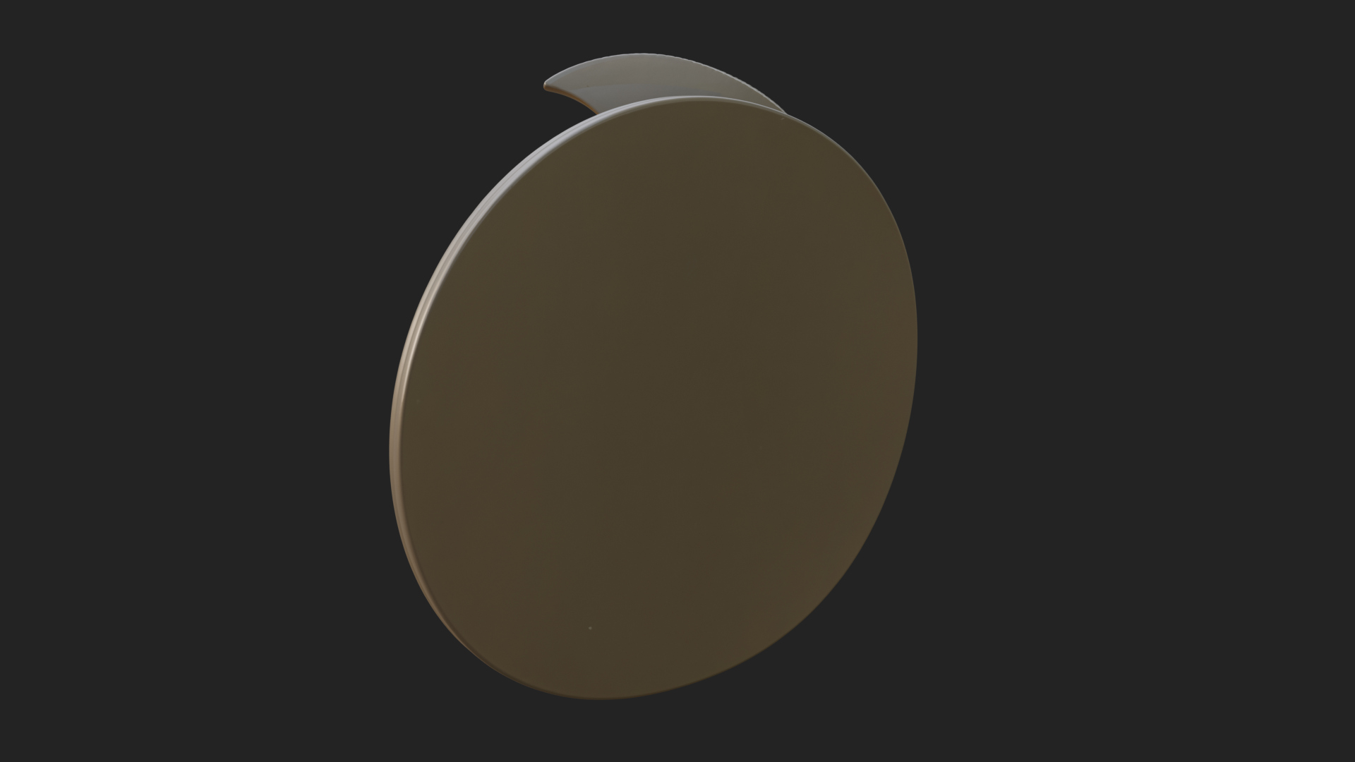 Athena with Owl Oval Plaque Design 3 3D Print Model 3D Model